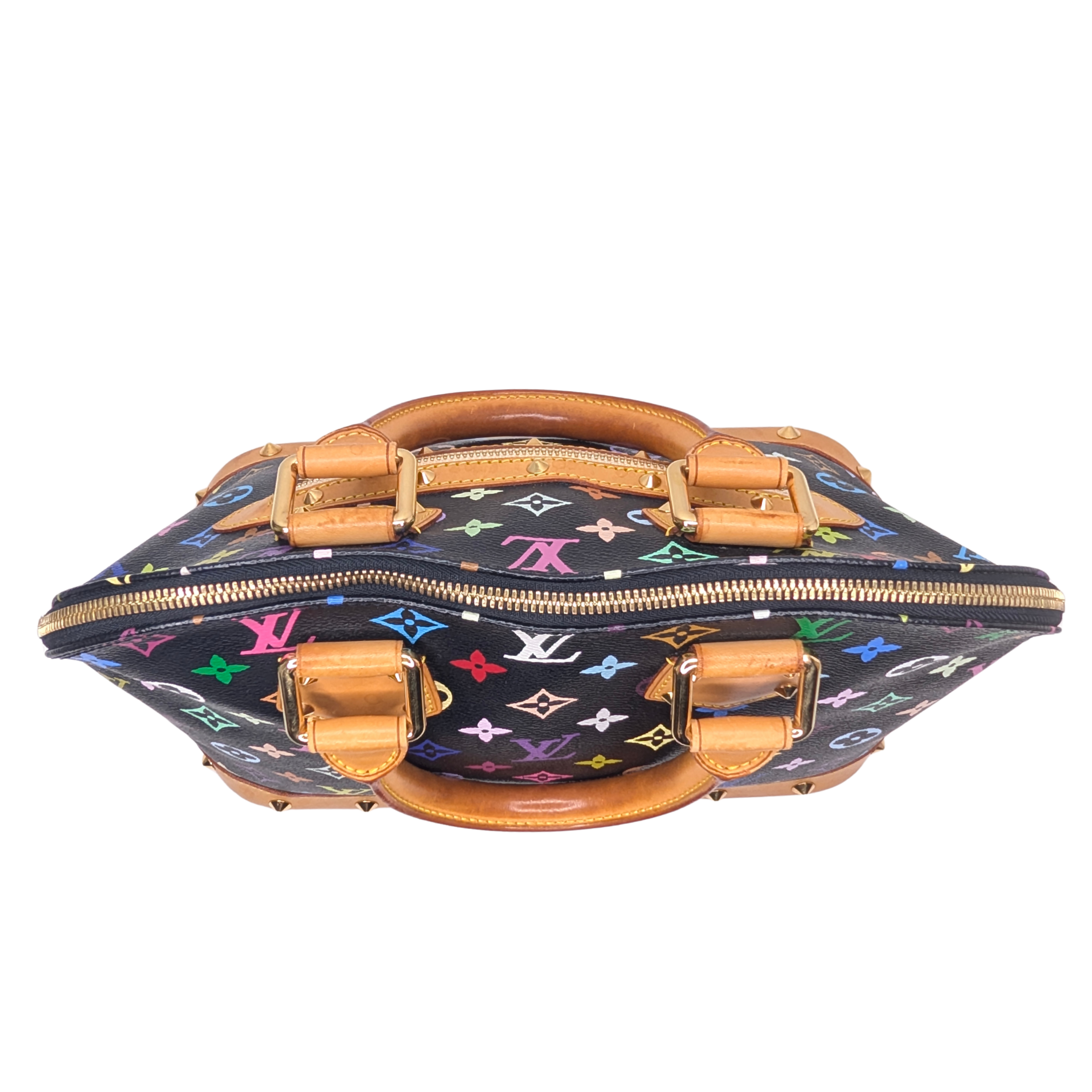 Louis Vuitton Takashi Murakami Alma PM Bag Black Monogram Multicolour