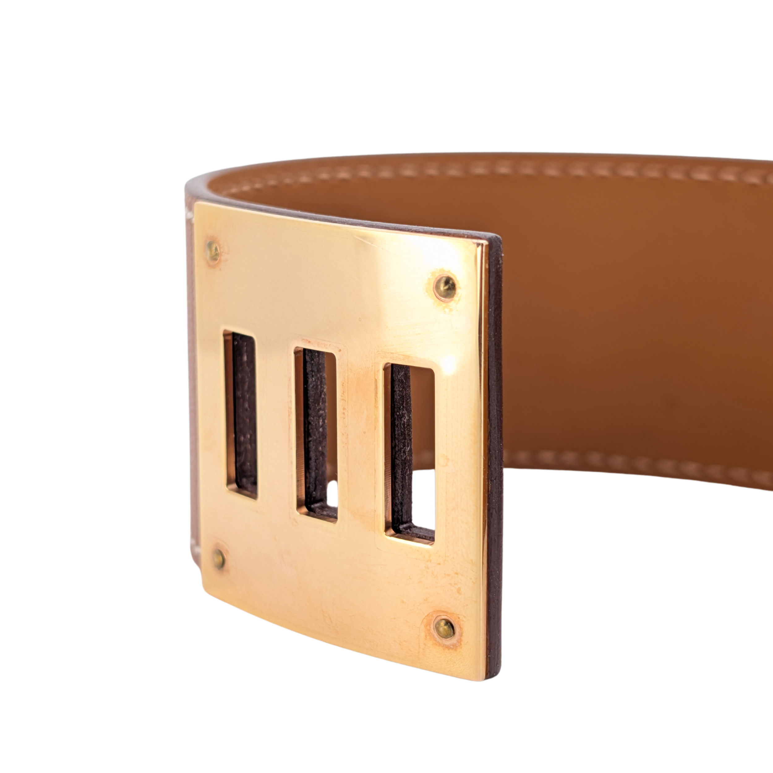 Hermes Bracelet Kelly Dog swift Leather Bracelet