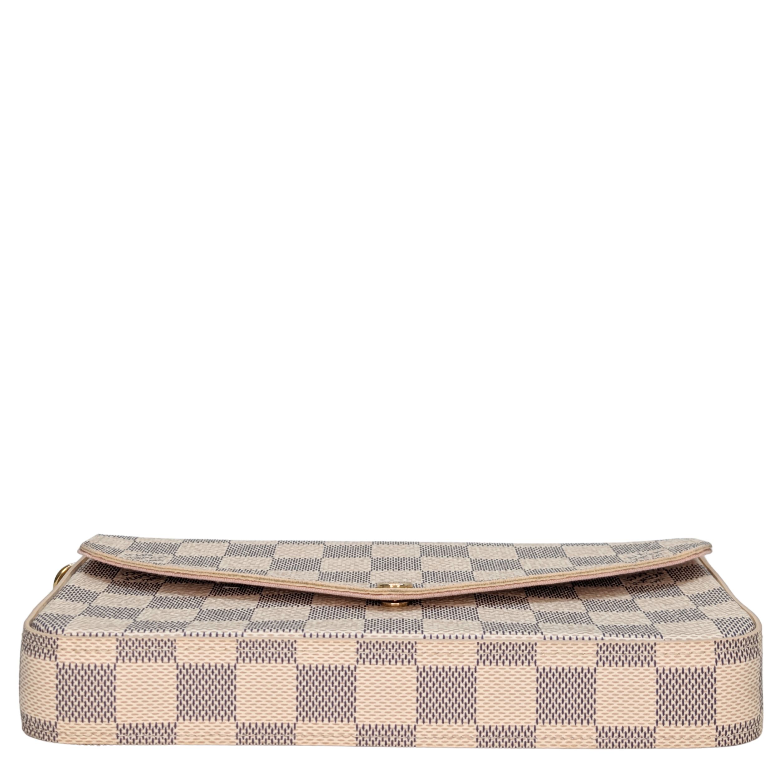 Louis Vuitton Félicie Damier Azur Wallet on Chain