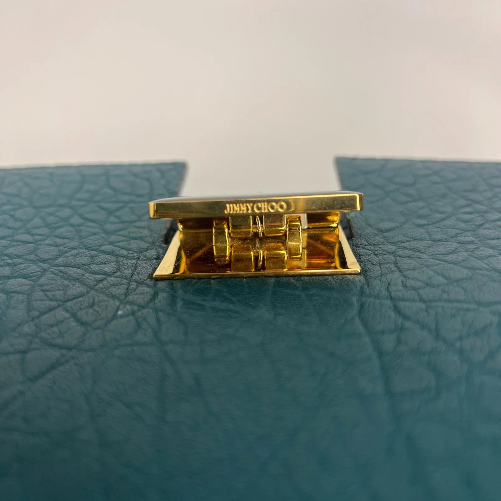 Jimmy Choo Lockett/XB Medium Bag – Teal Leather & Leopard Pony Hair - Lost Designer