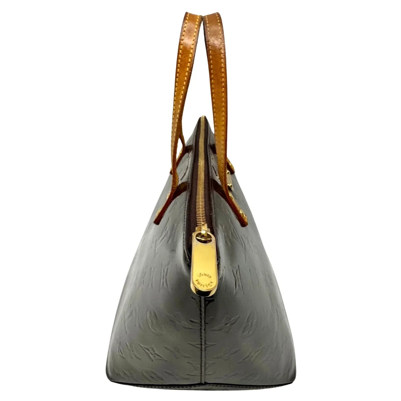 Louis Vuitton Vernis Bellevue PM in Dark Brown Patent Leather Bag - Lost Designer