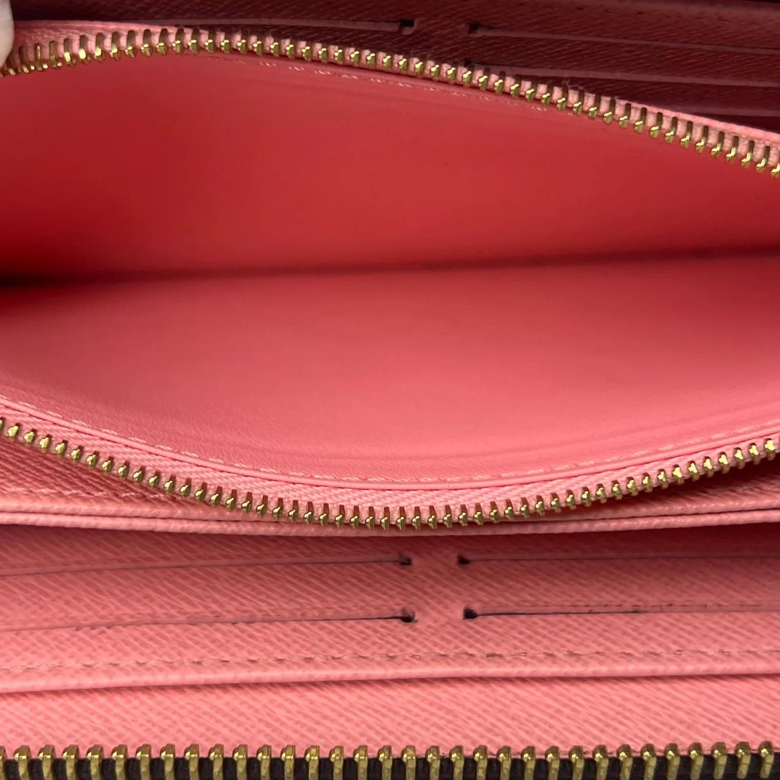 Louis Vuitton Monogram Jungle Dots Sugar Pink Poppy Zippy Clutch Wallet - Lost Designer