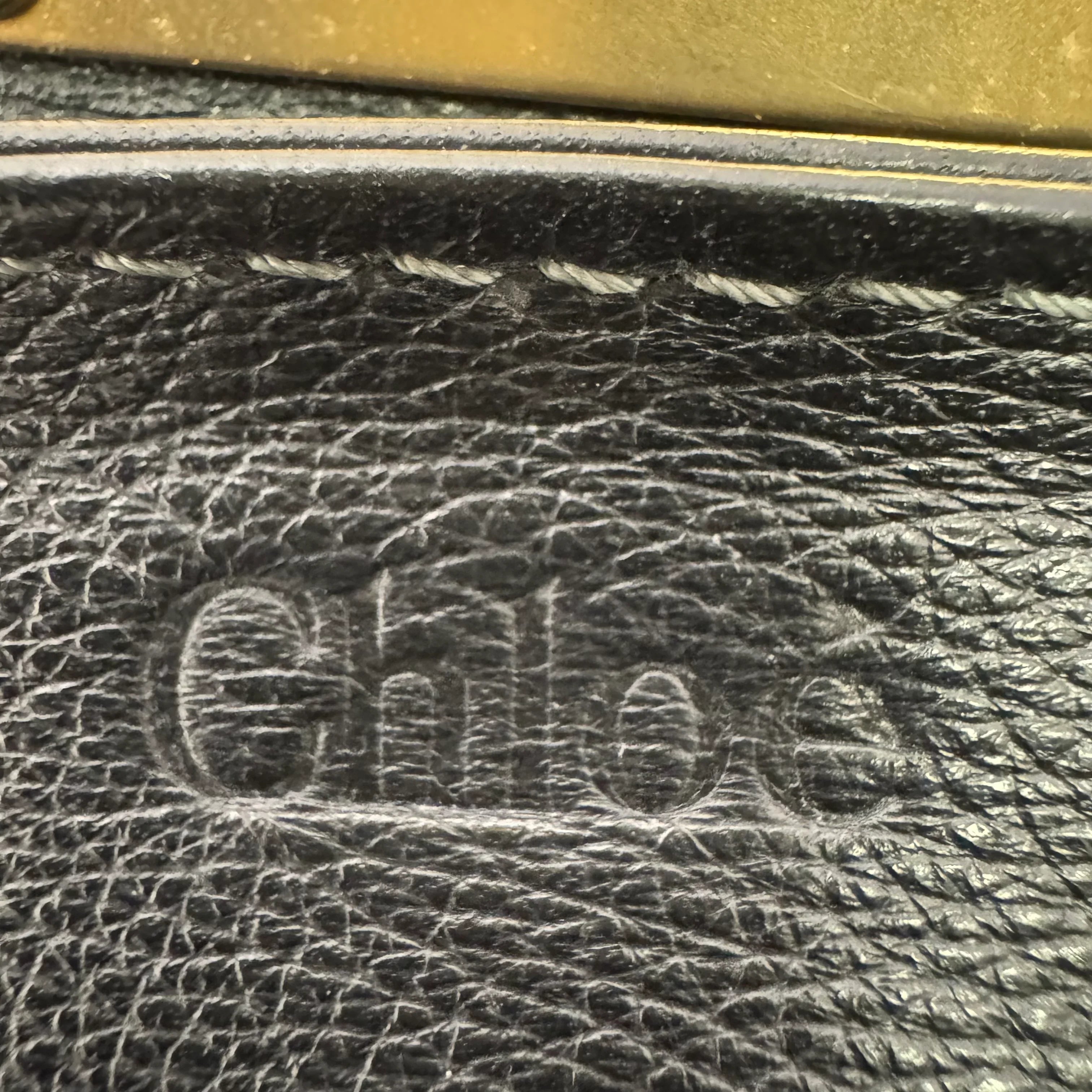 Chloe Paddington Leather Bag Black - Lost Designer