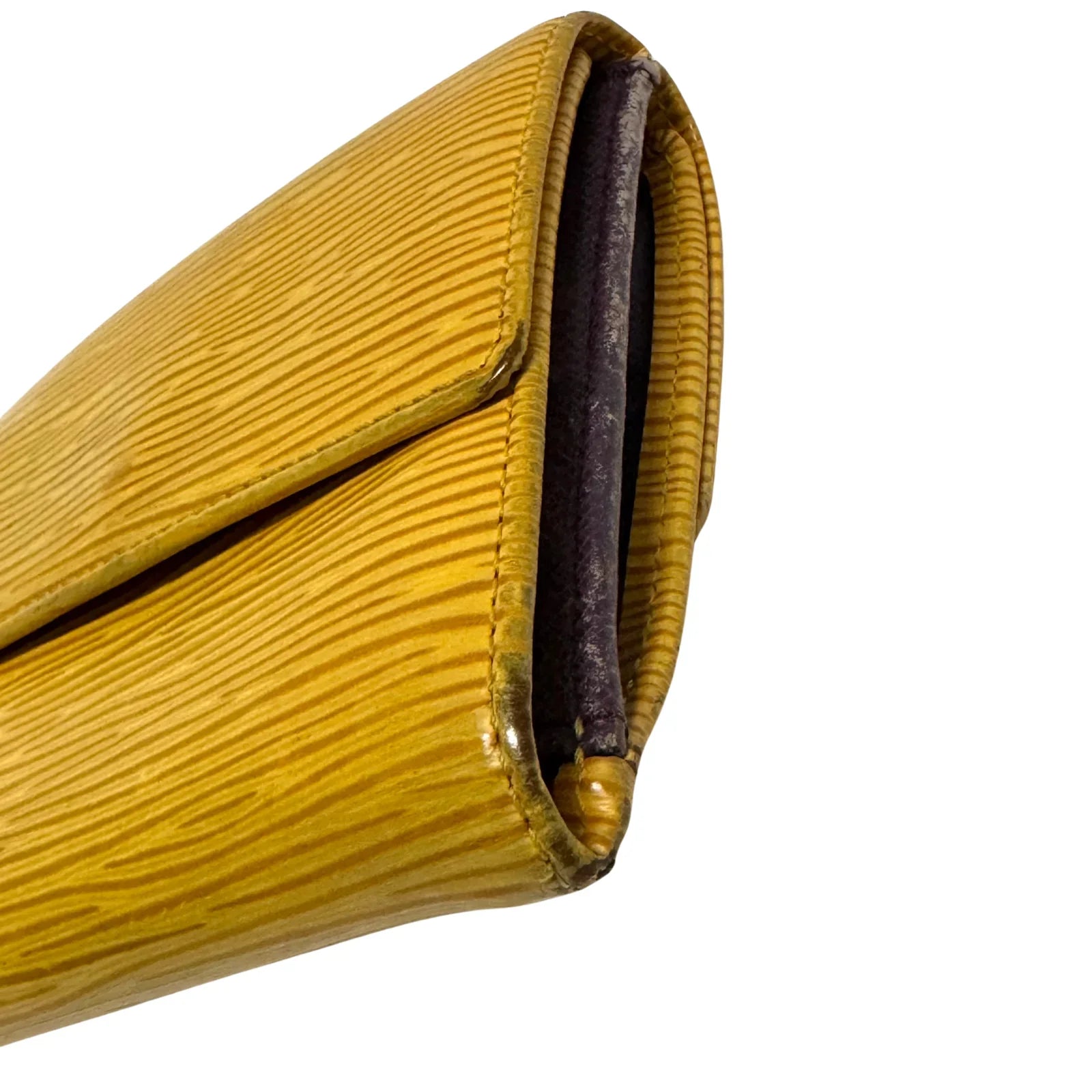 Louis Vuitton Epi Leather Wallet Yellow - Lost Designer