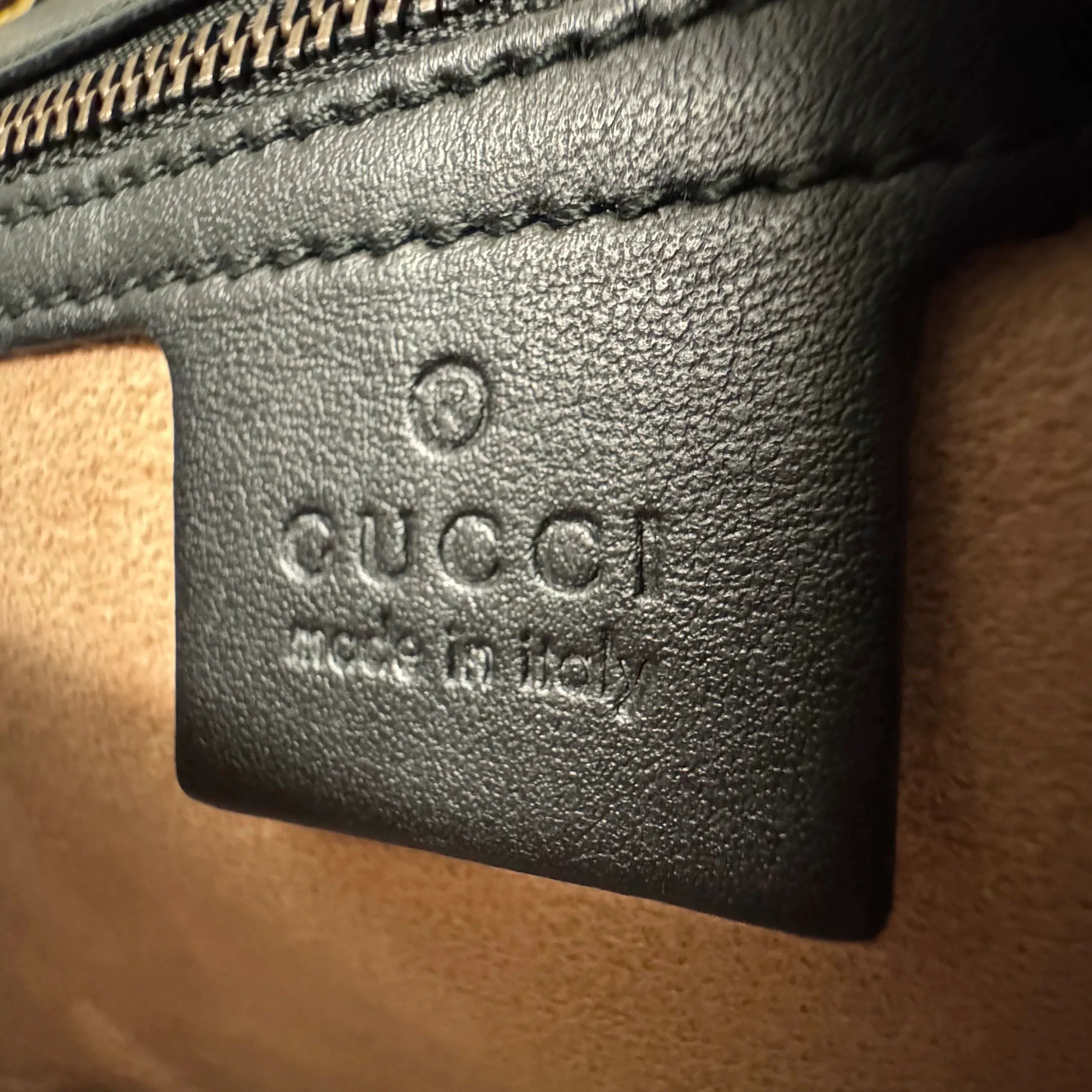 Gucci Osiride Future Embellished Leather Bag Black - Lost Designer