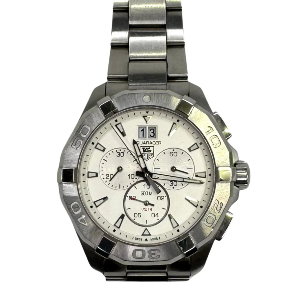 TAG Heuer Aquaracer Silver Men's Watch - CAY1111.BA0927 - Lost Designer