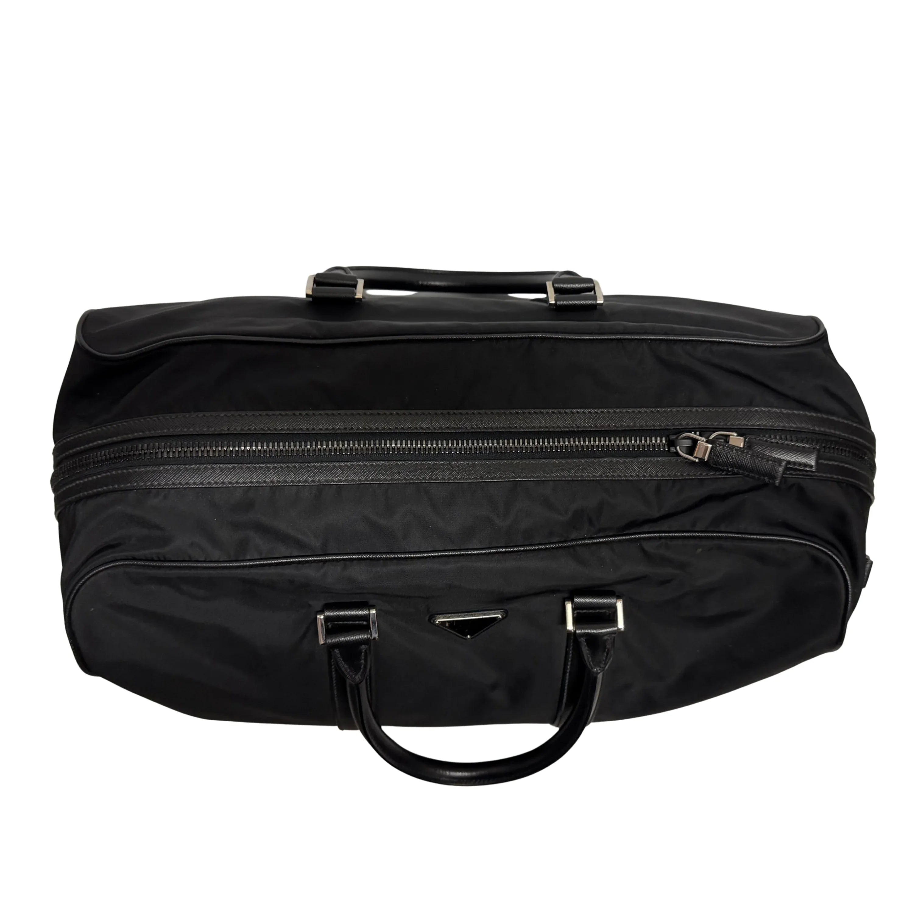 Prada Nylon Viaggio Duffle Bag Black - Lost Designer
