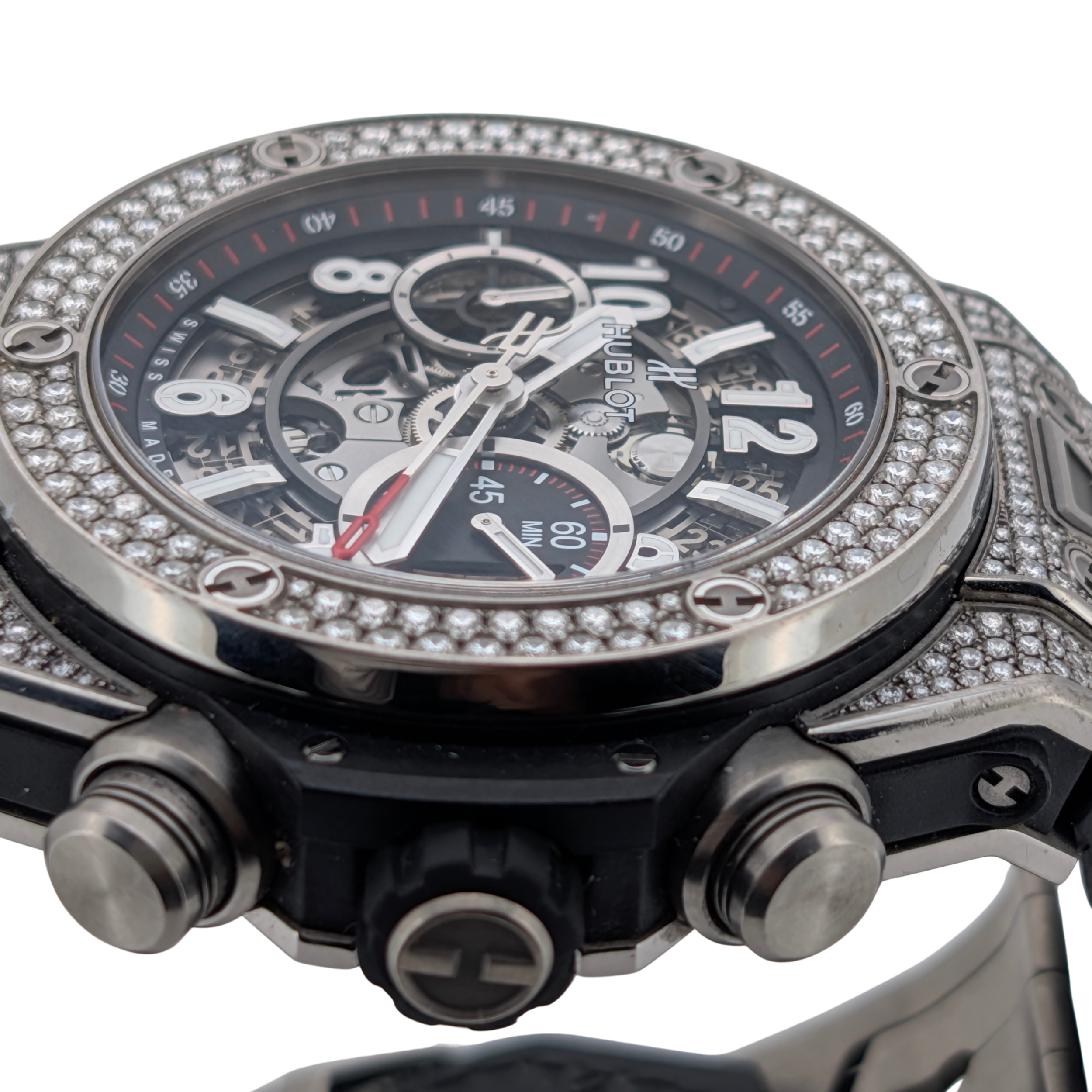 Hublot Big Bang Unico Titanium Pavé 411.NX.1170.RX.1704 Diamond