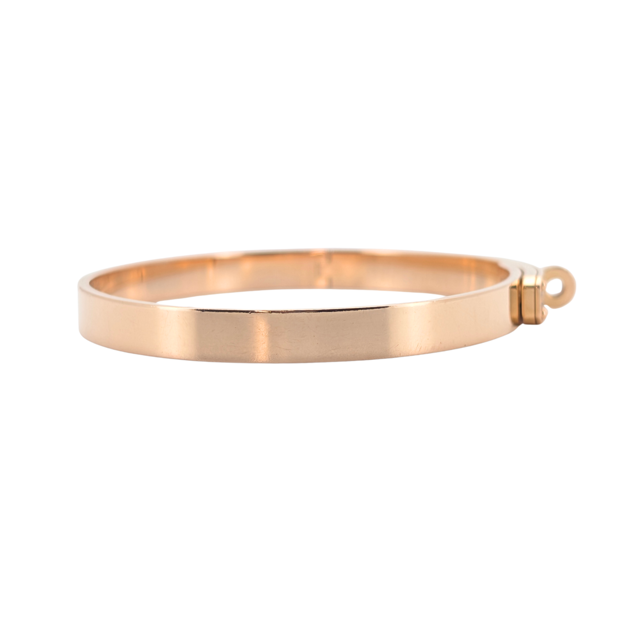 Hermes Kelly Diamond Bracelet Small LG In 18k Rose Gold