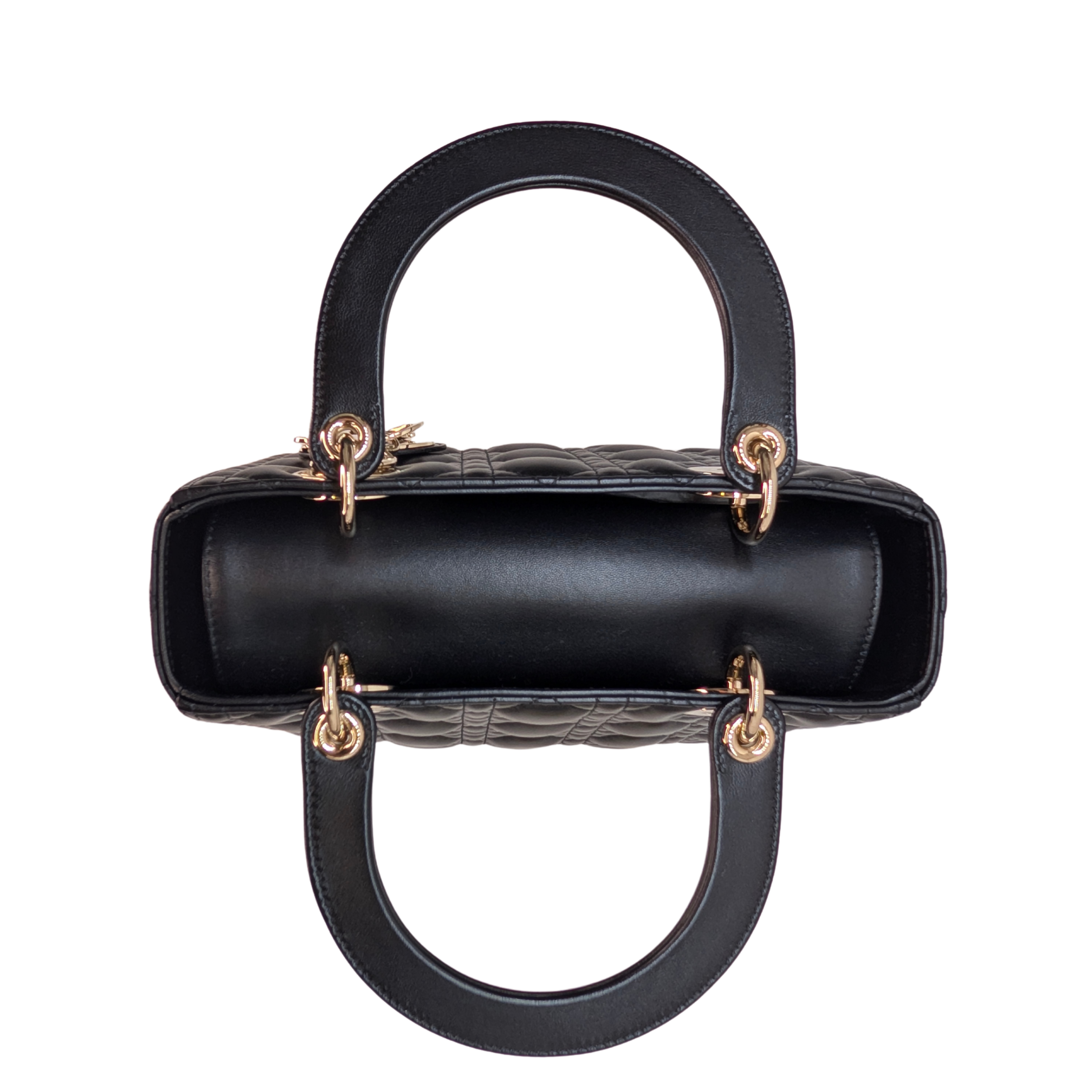 Dior Medium Lady Dior Cannage Bag Black