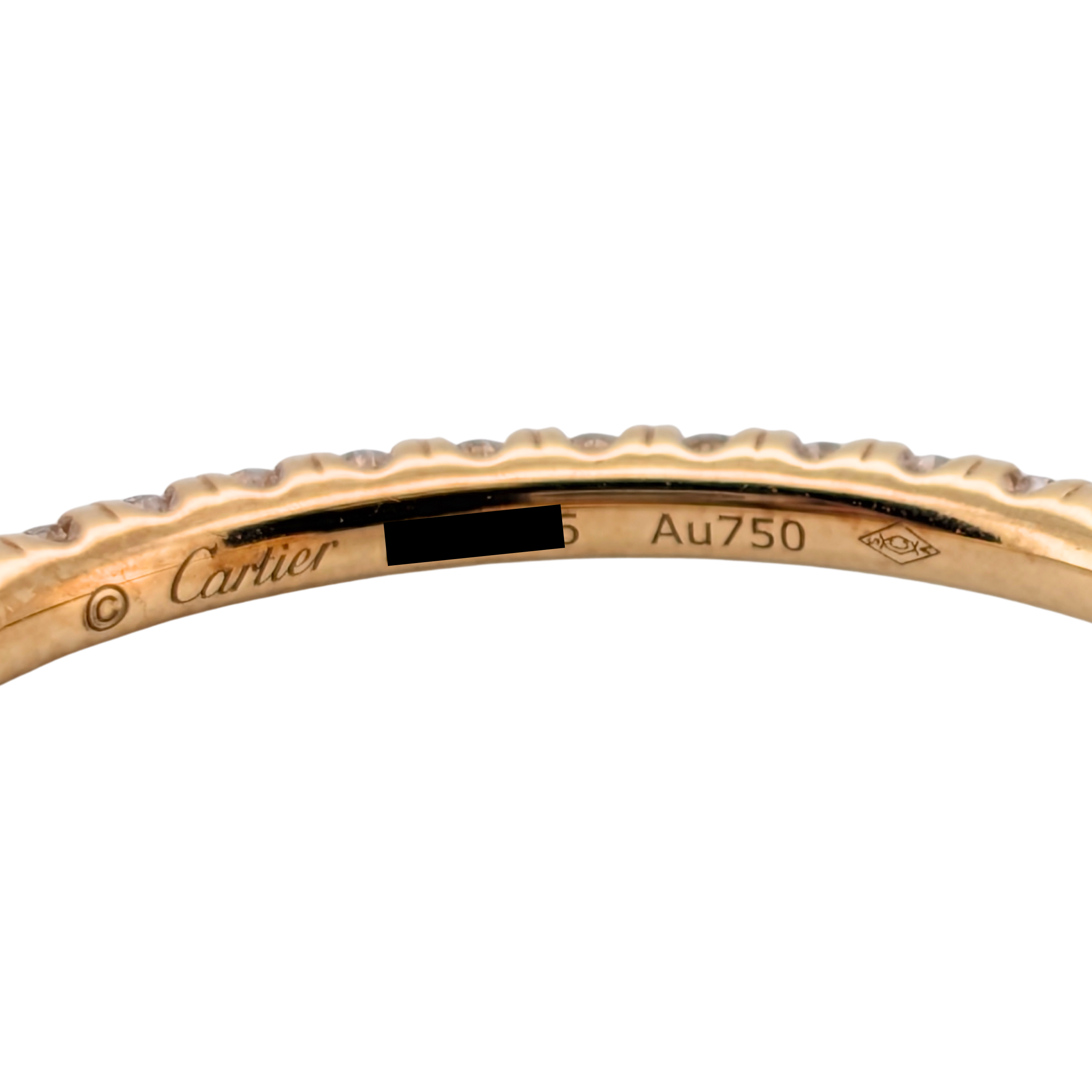 Cartier Étincelle de Cartier Medium Diamond Hoop Earrings in 18ct Yellow Gold