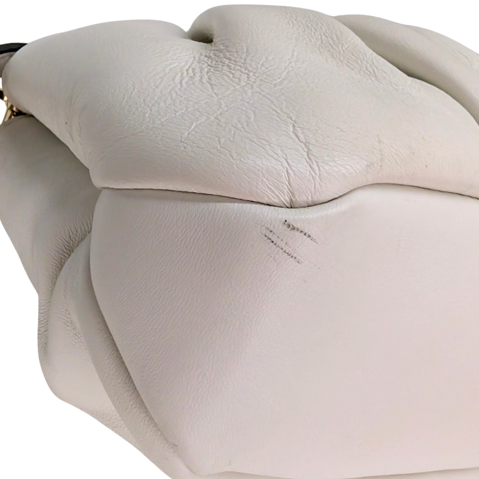 Fendi Peekaboo Click Handbag White
