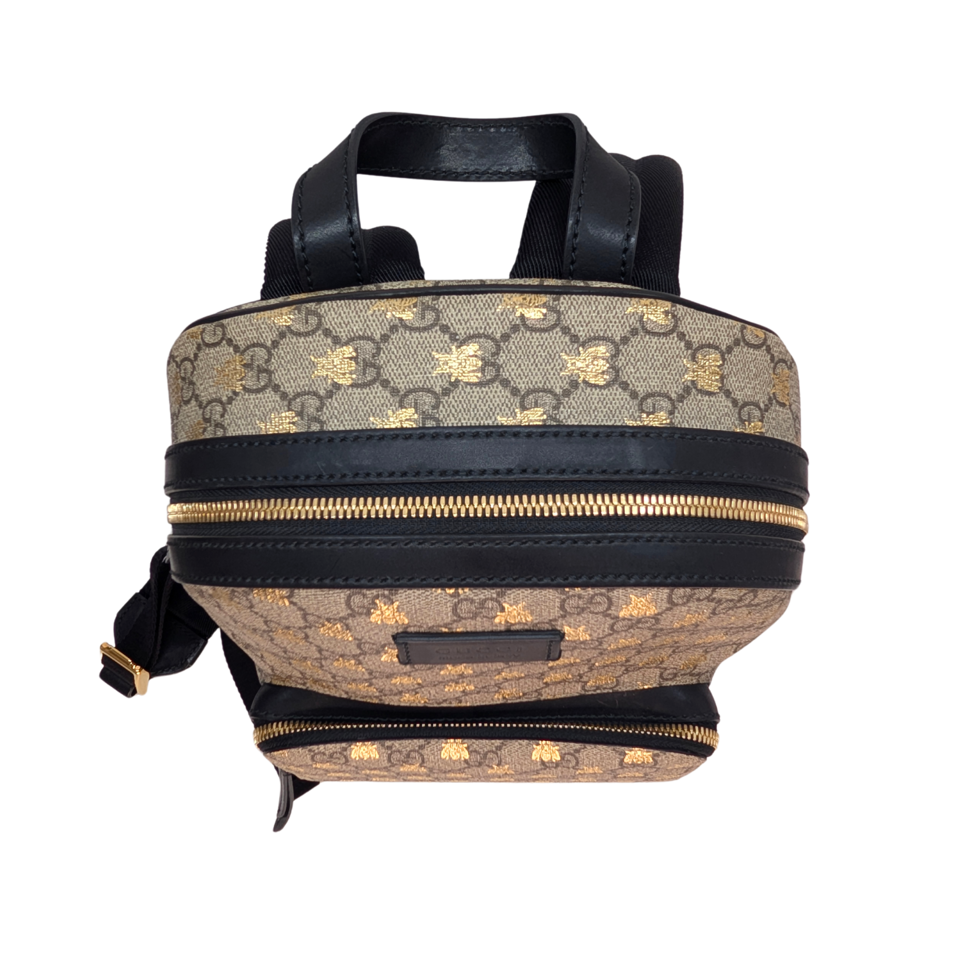 Gucci GG Supreme Bees Backpack Beige