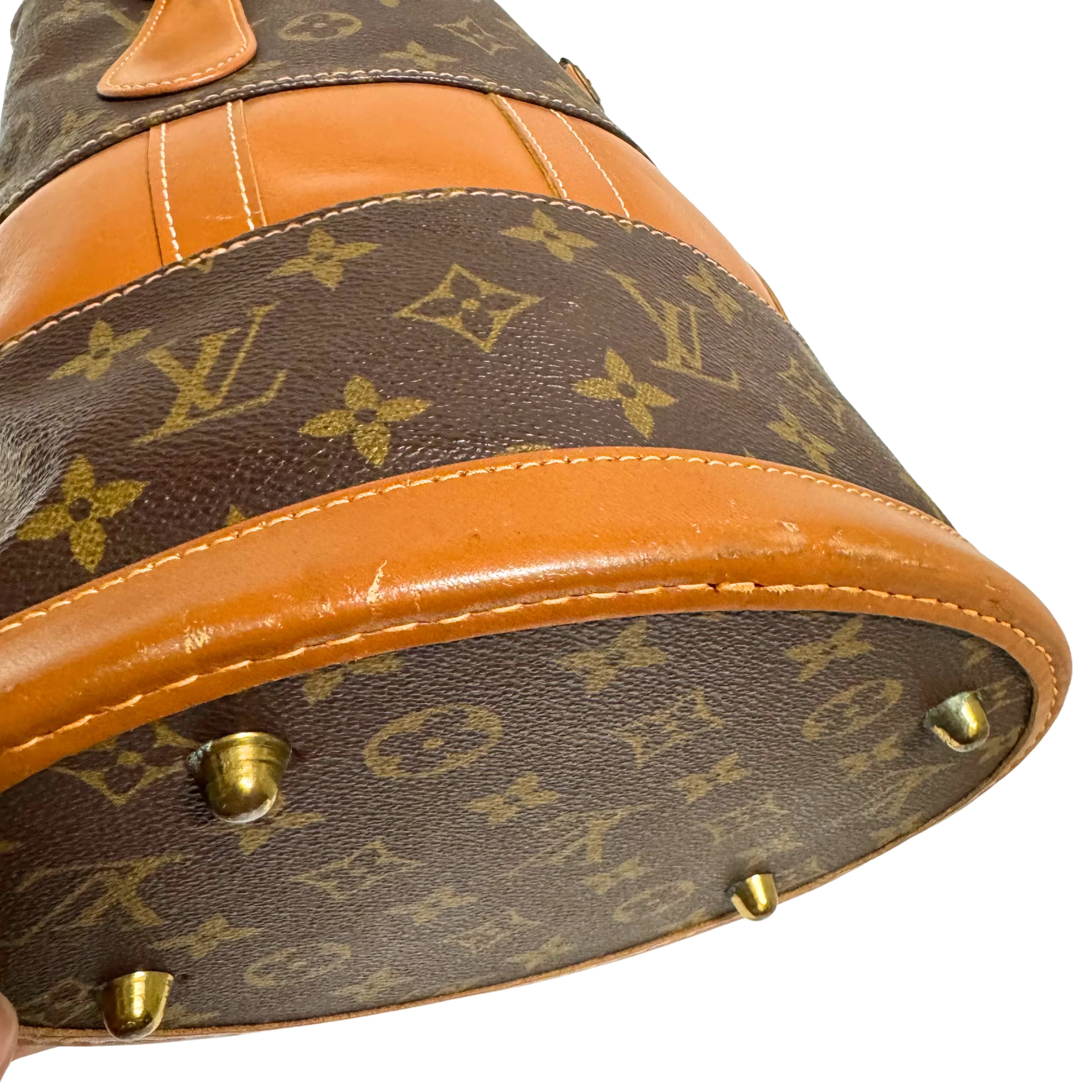 Louis Vuitton French Monogram Company Petit Marais Bucket Bag - Lost Designer