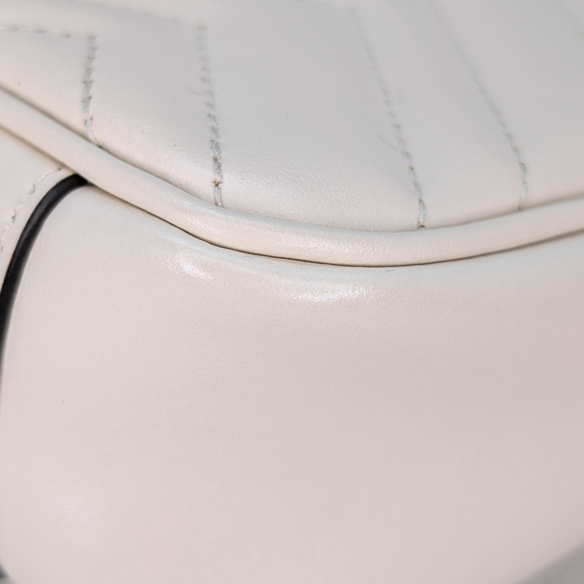 Gucci GG Marmont Flap Small White