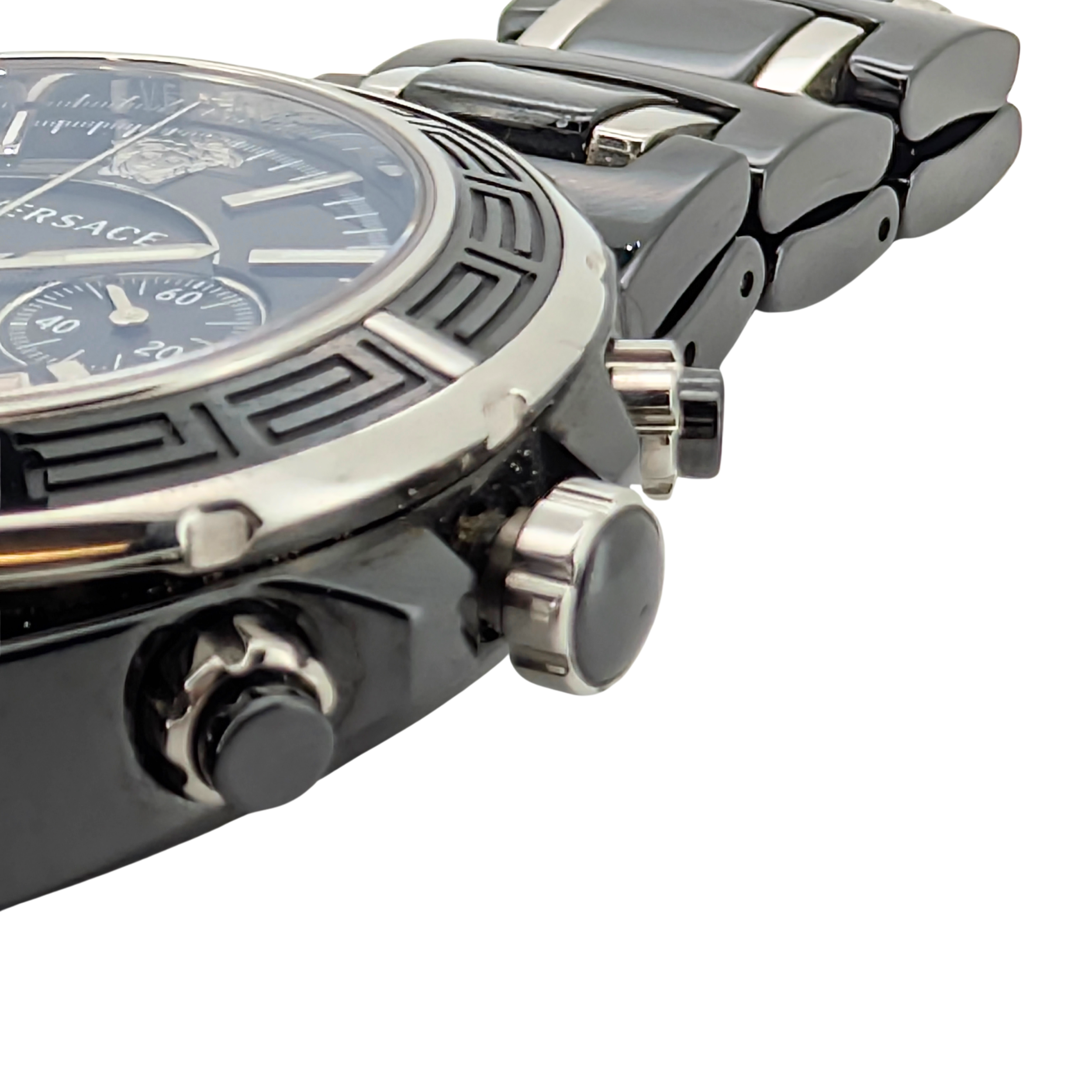 Versace DV One Chronograph Black ceramic Men's Watch 16CC59D009 SC09