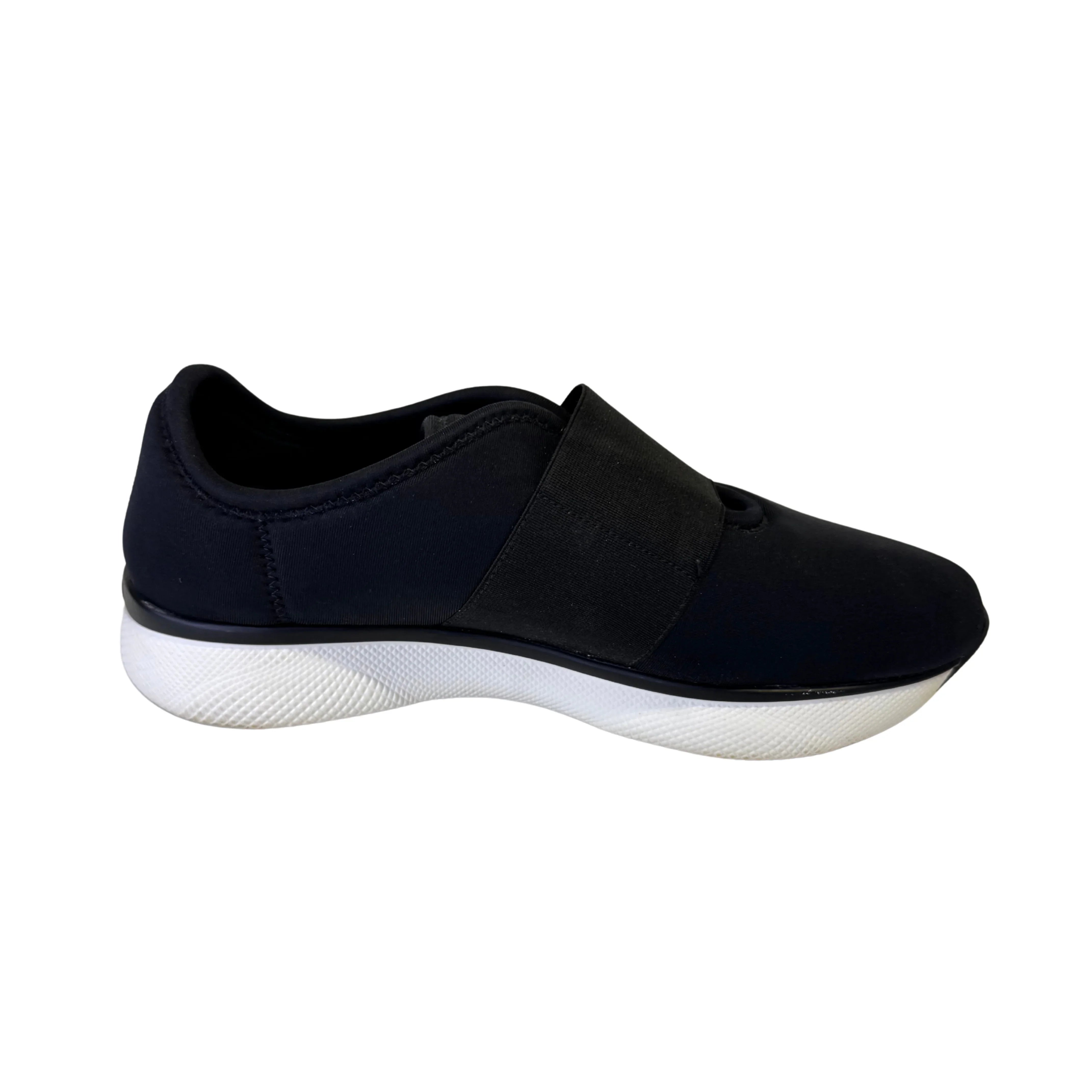 Prada Black x Navy Neoprene Sneakers size 36 - Lost Designer
