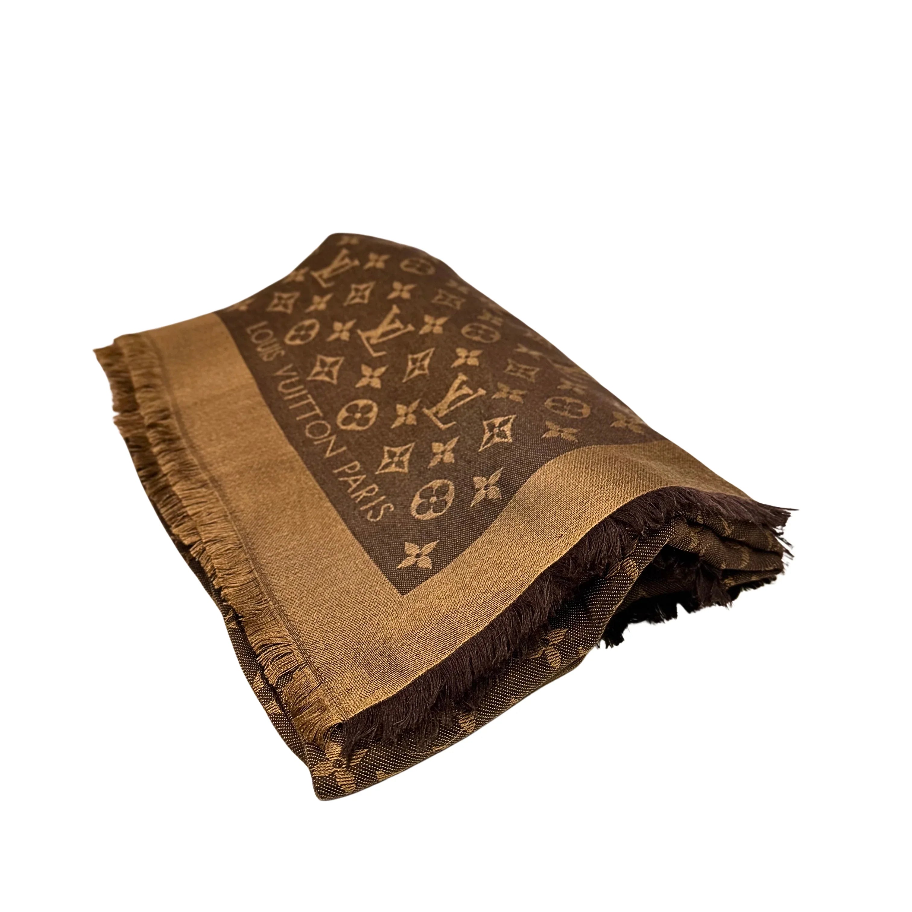 Louis Vuitton Monogram Shawl Scarf - Lost Designer