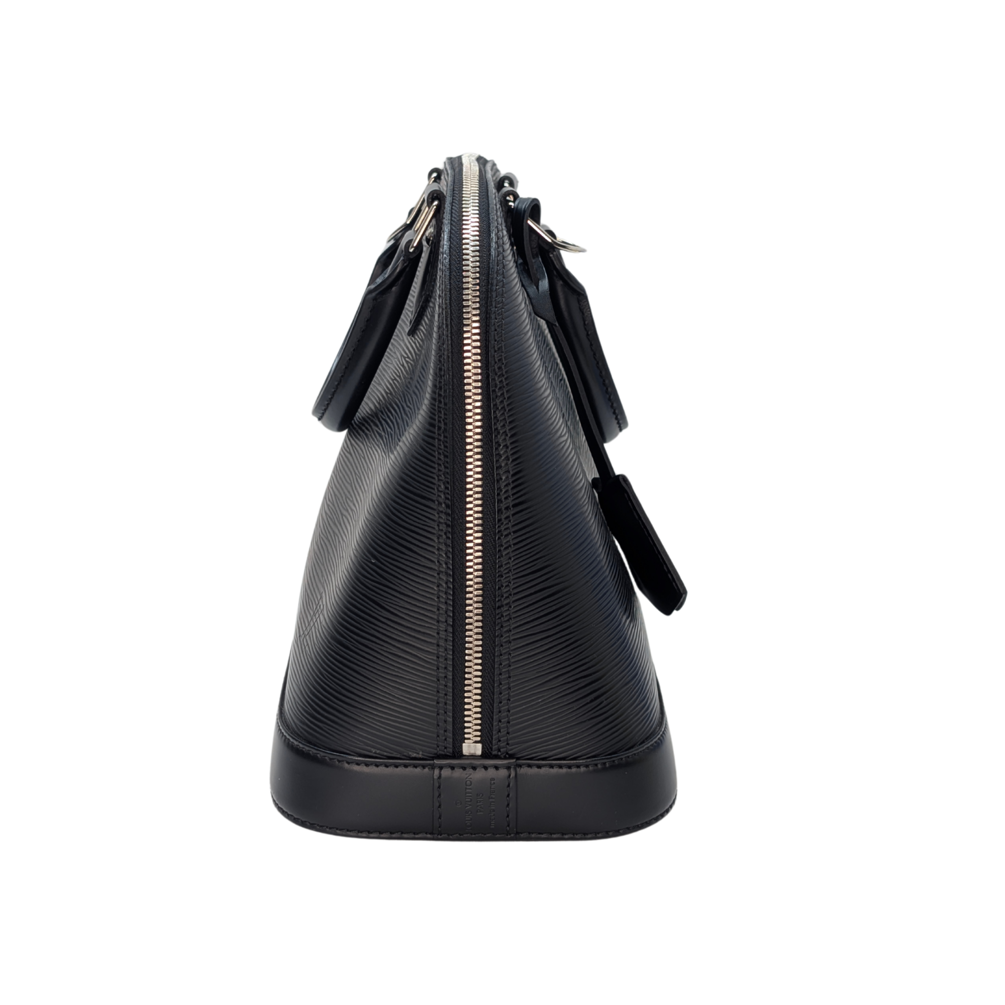 Louis Vuitton Alma MM Handbag Epi Leather Black