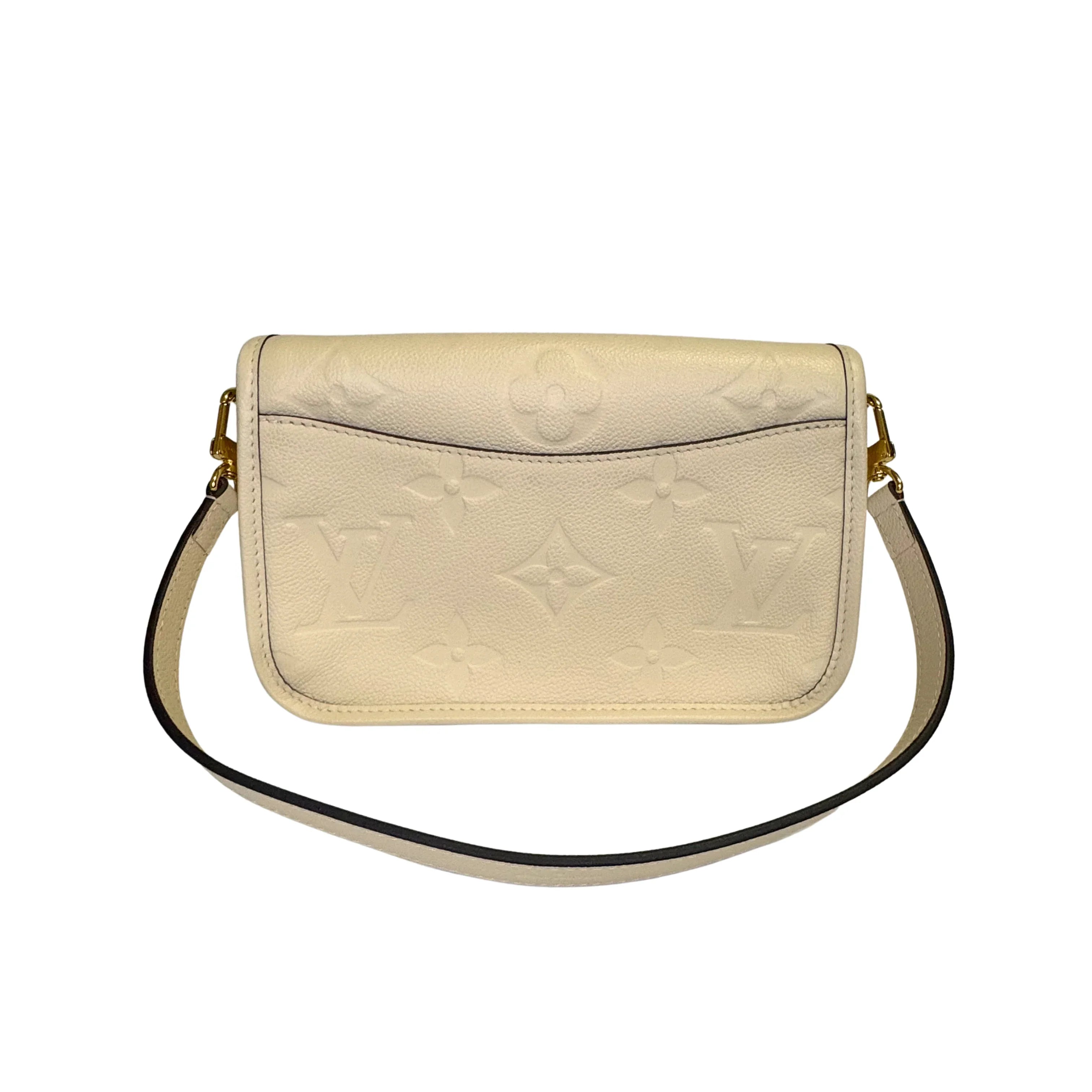 Louis Vuitton Giant Diane Monogram Leather Empreinte Shoulder Bag - Lost Designer