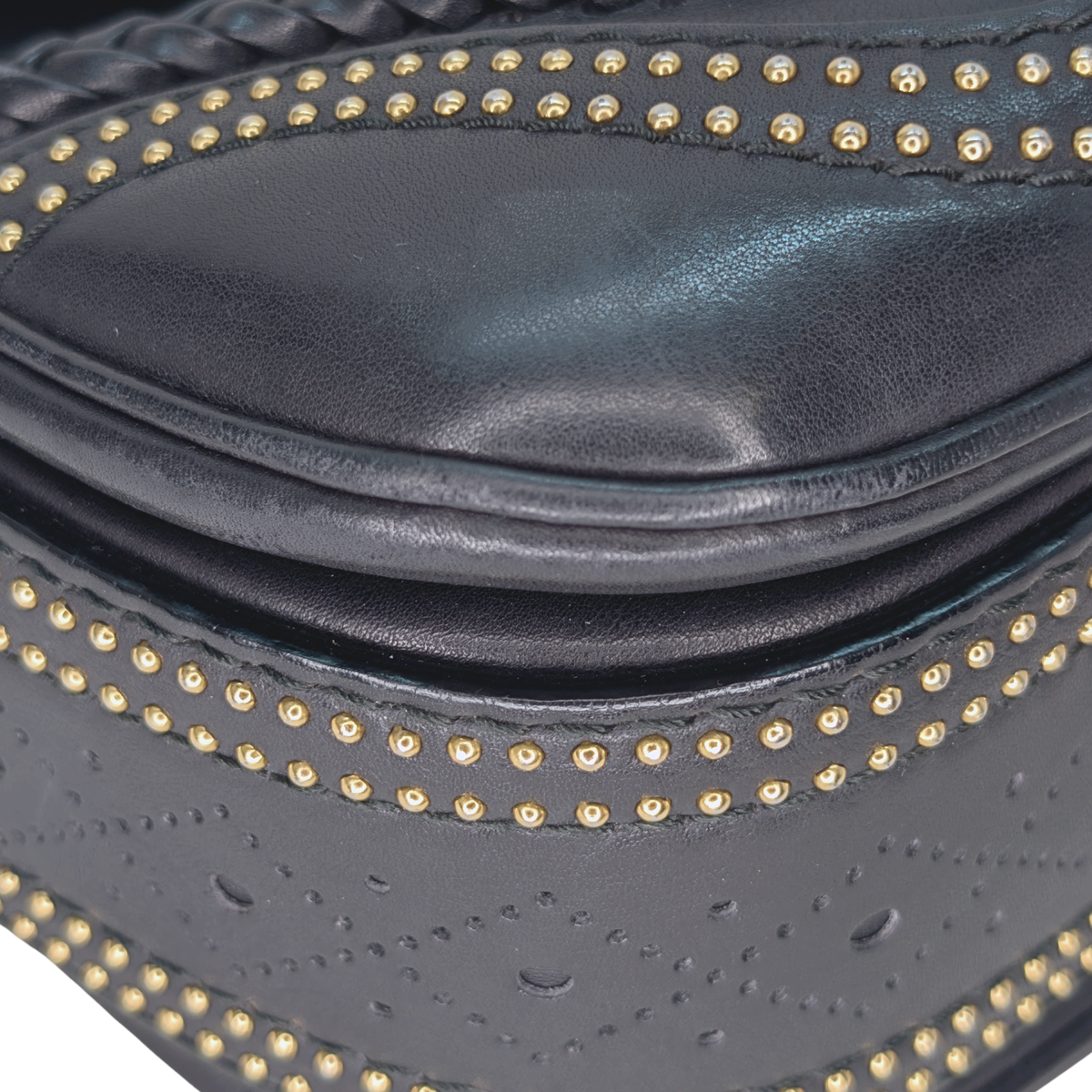 Gucci New Bamboo Top Handle Bag Black