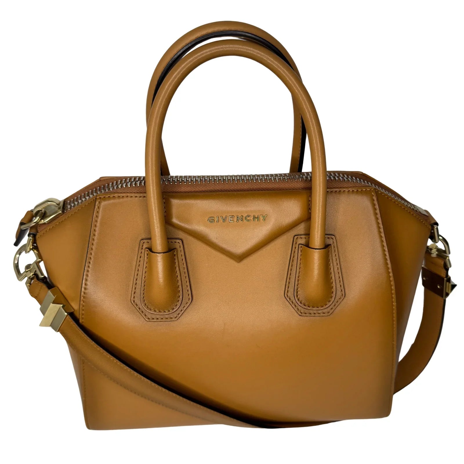 Givenchy Small Antigona Calfskin in Deep Brown Crossbody Bag - Lost Designer