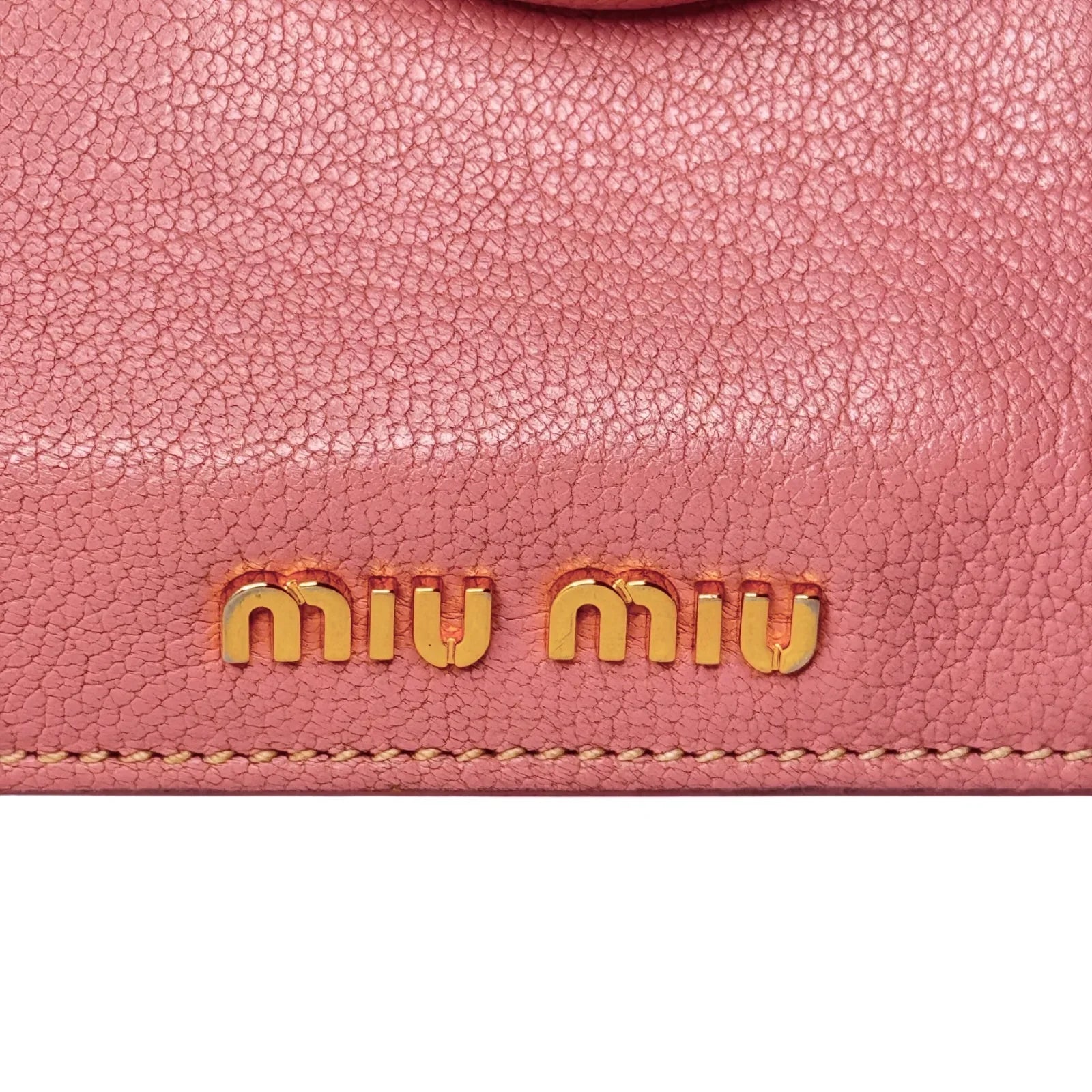 Miu Miu Goatskin Madras Shopping Crossbody Tote Bag Pink - Lost Designer