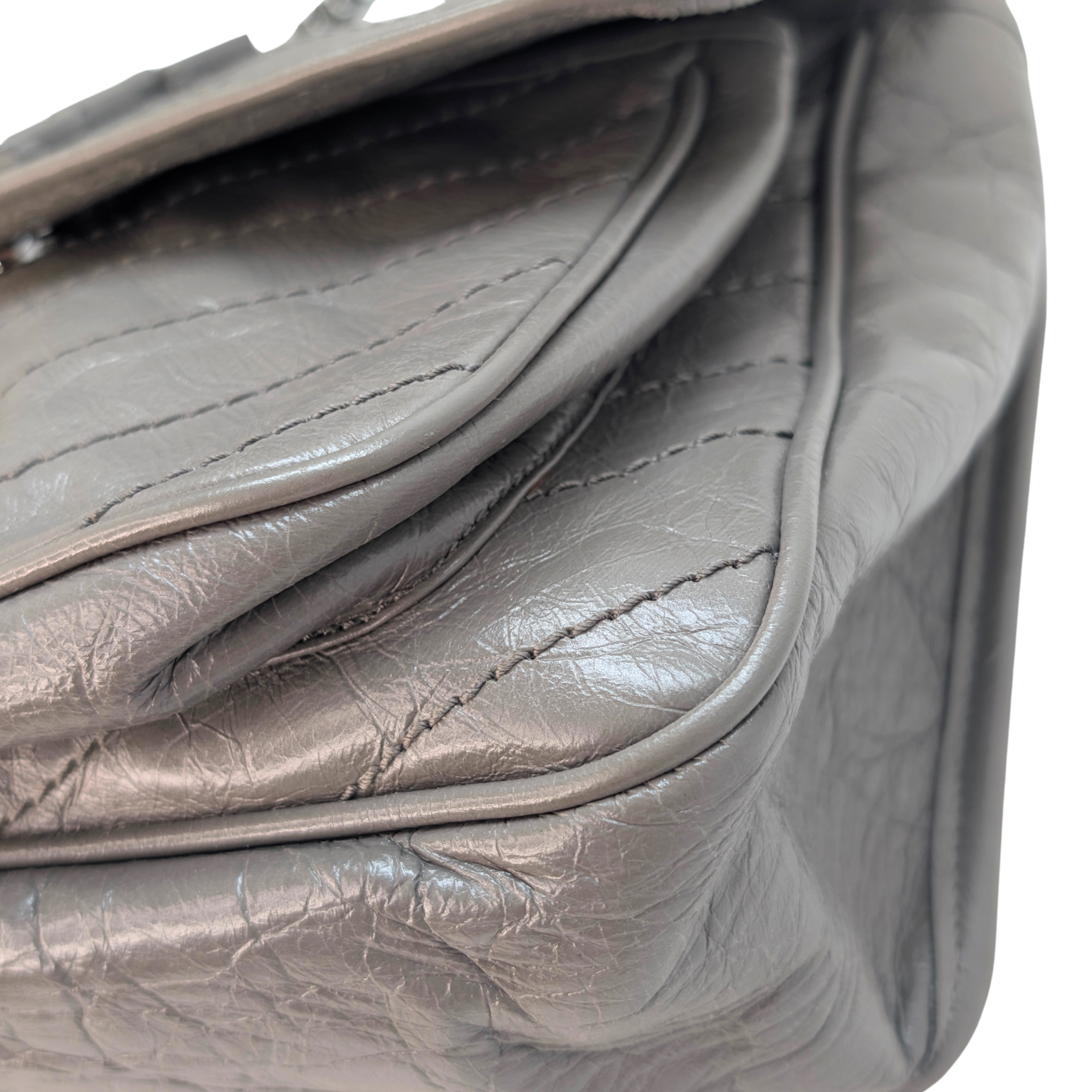 Saint Laurent Crinkled Calfskin Matelasse Monogram Medium Niki Bag