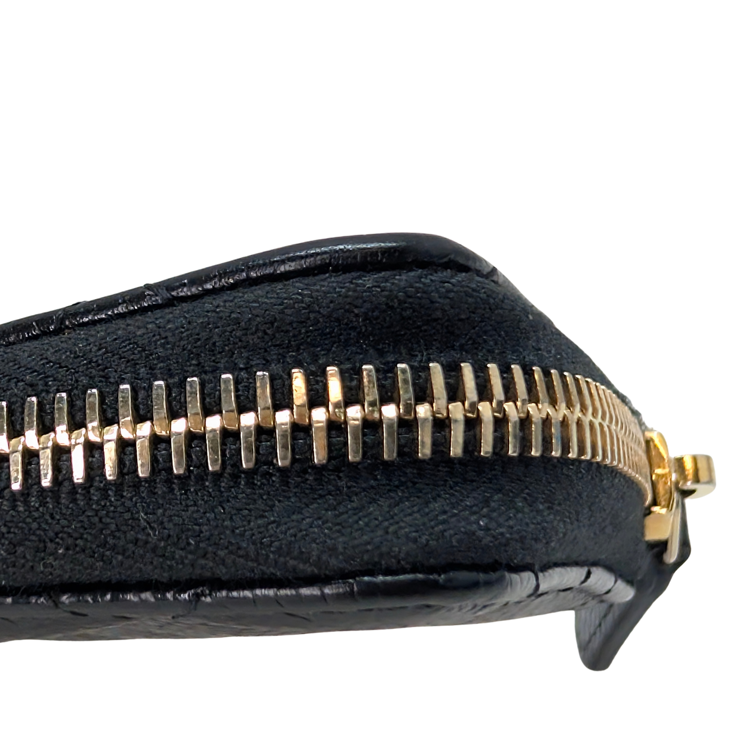 Chanel Classic Zipped Coin Purse Wallet Caviar Black