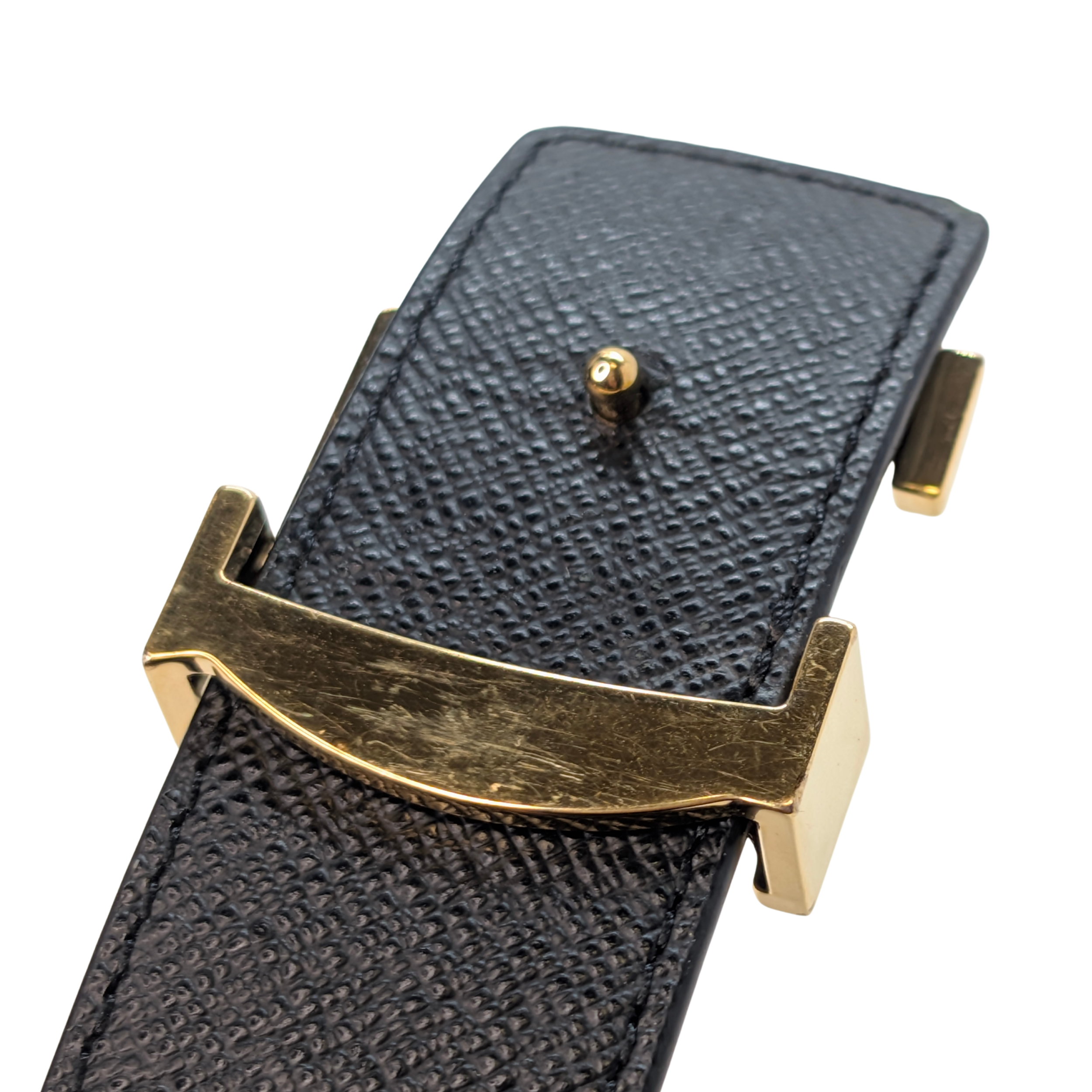 Louis Vuitton LV Initiales 30mm Monogram Reversible Belt