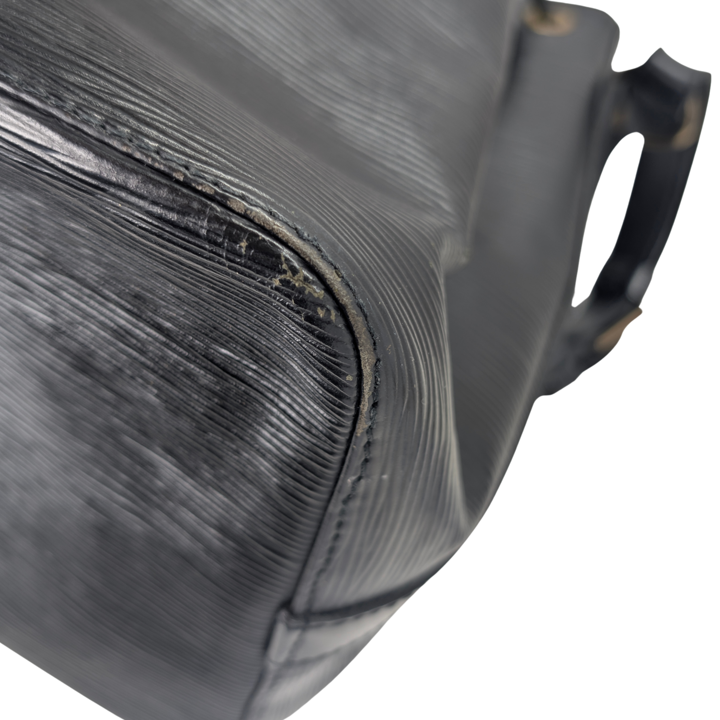 Louis Vuitton Epi Noé Shoulder Bag Black