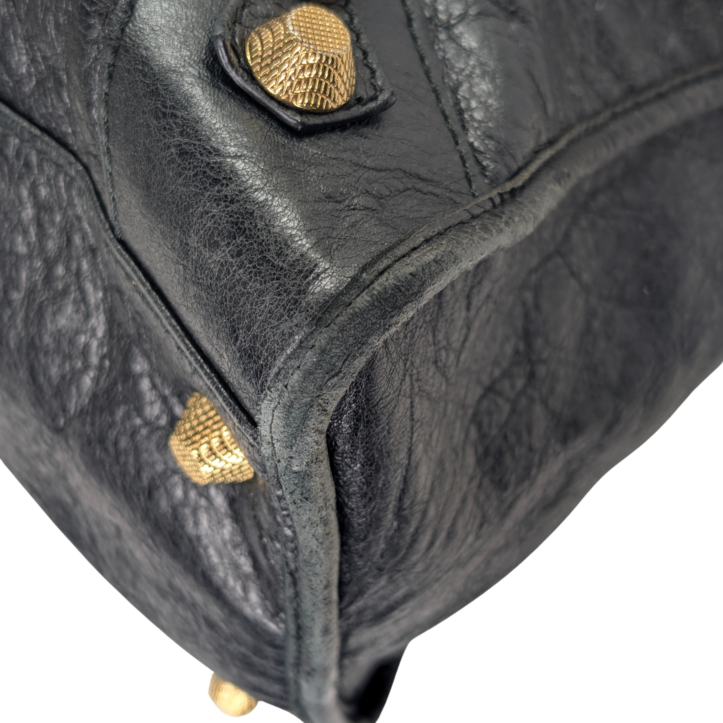 Balenciaga Le City Large Bag Gold Hardware Black