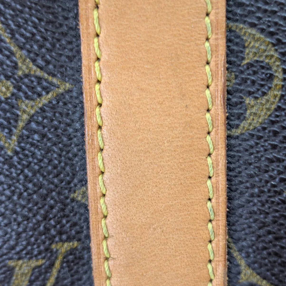 Louis Vuitton Monogram Keepall Bandoulière 50 Duffle Bag Brown - Lost Designer
