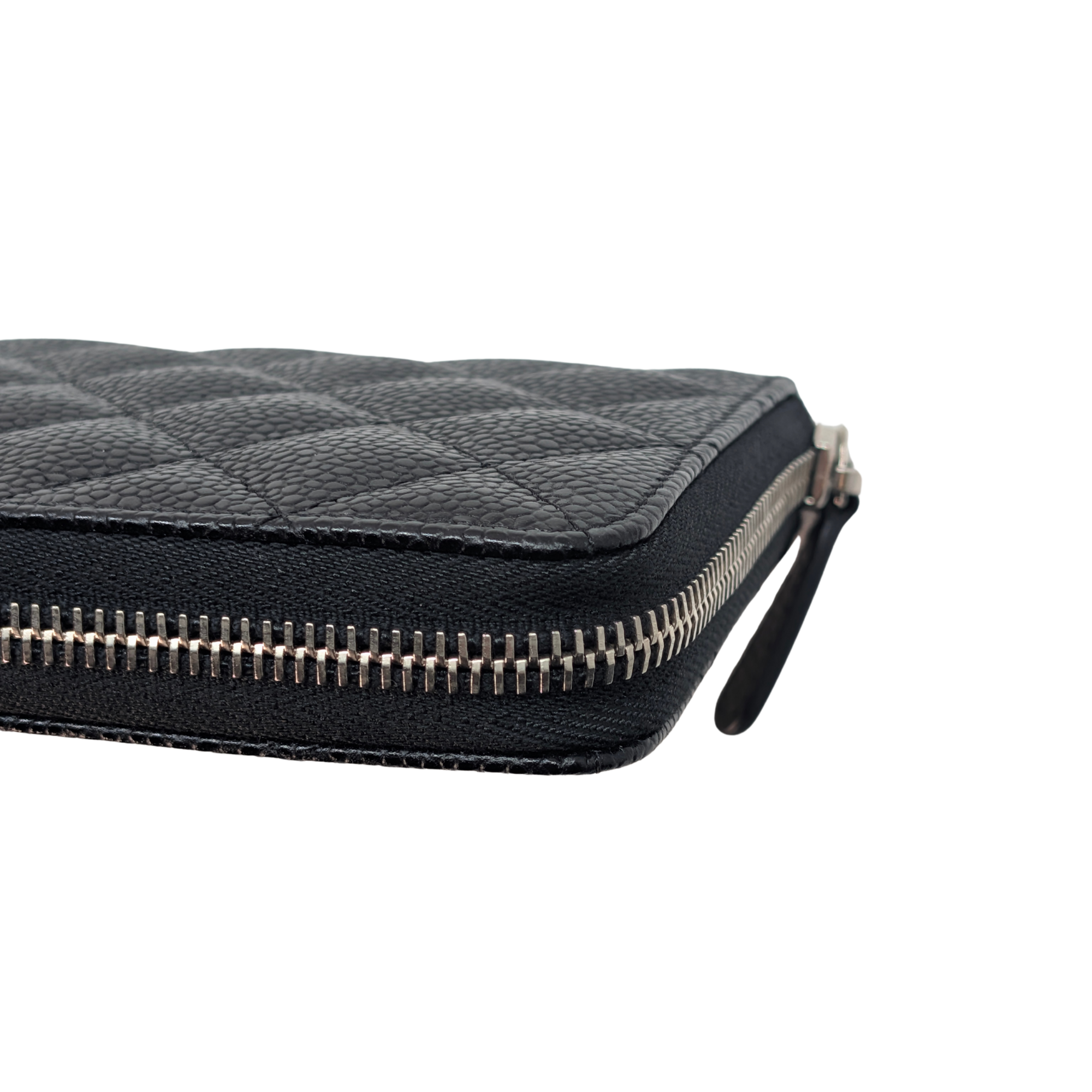 Chanel Cavier Leather Long Wallet Black