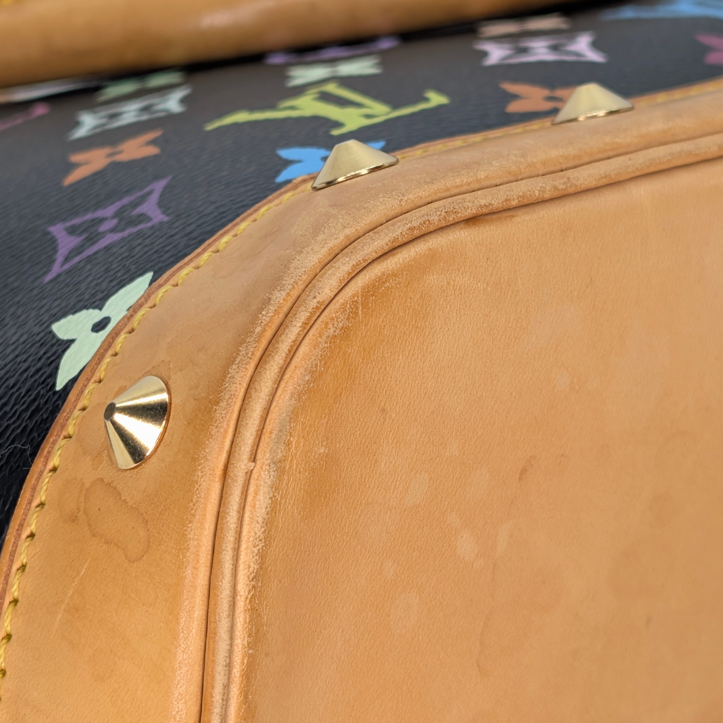 Louis Vuitton Takashi Murakami Alma PM Bag Black Monogram Multicolour