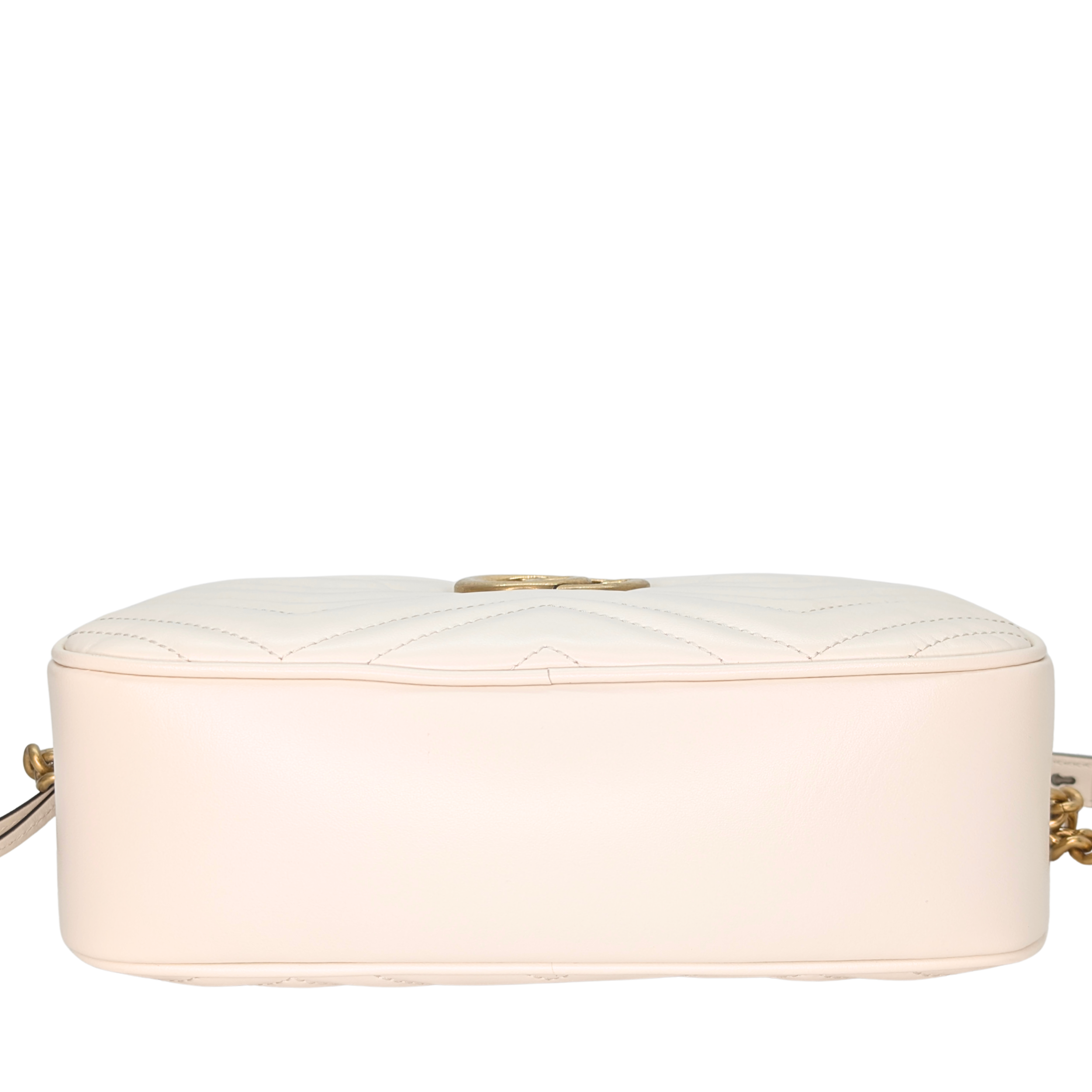 Gucci GG Marmont Small Camera Shoulder Bag White