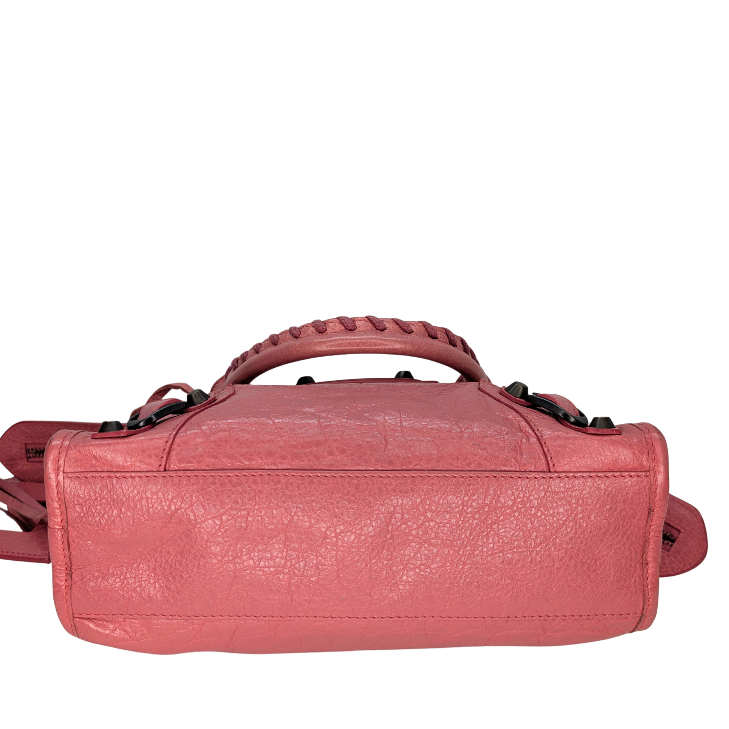 Balenciaga The City 2Way Mini Handbag Pink