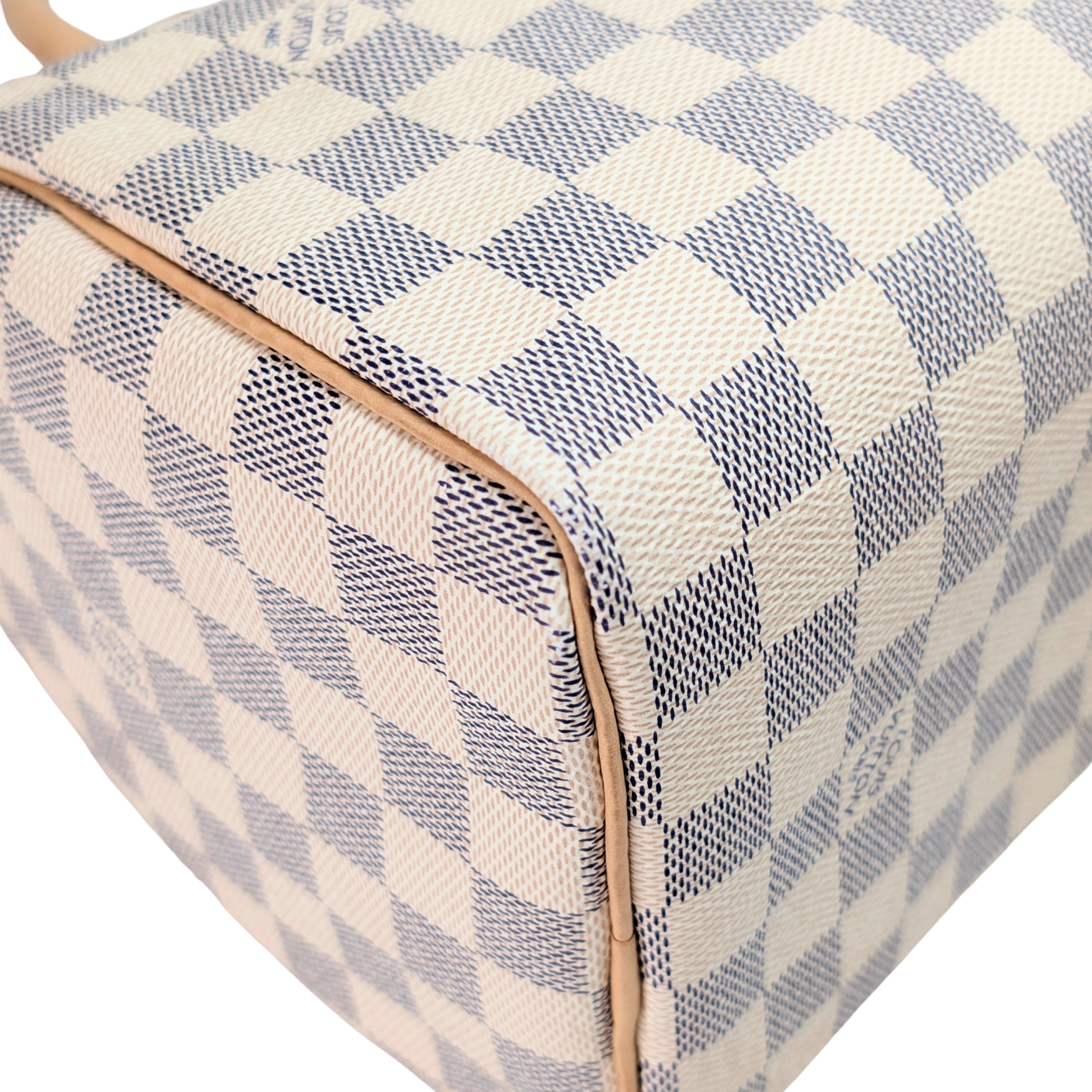Louis Vuitton Speedy 25 Damier Azur Bag