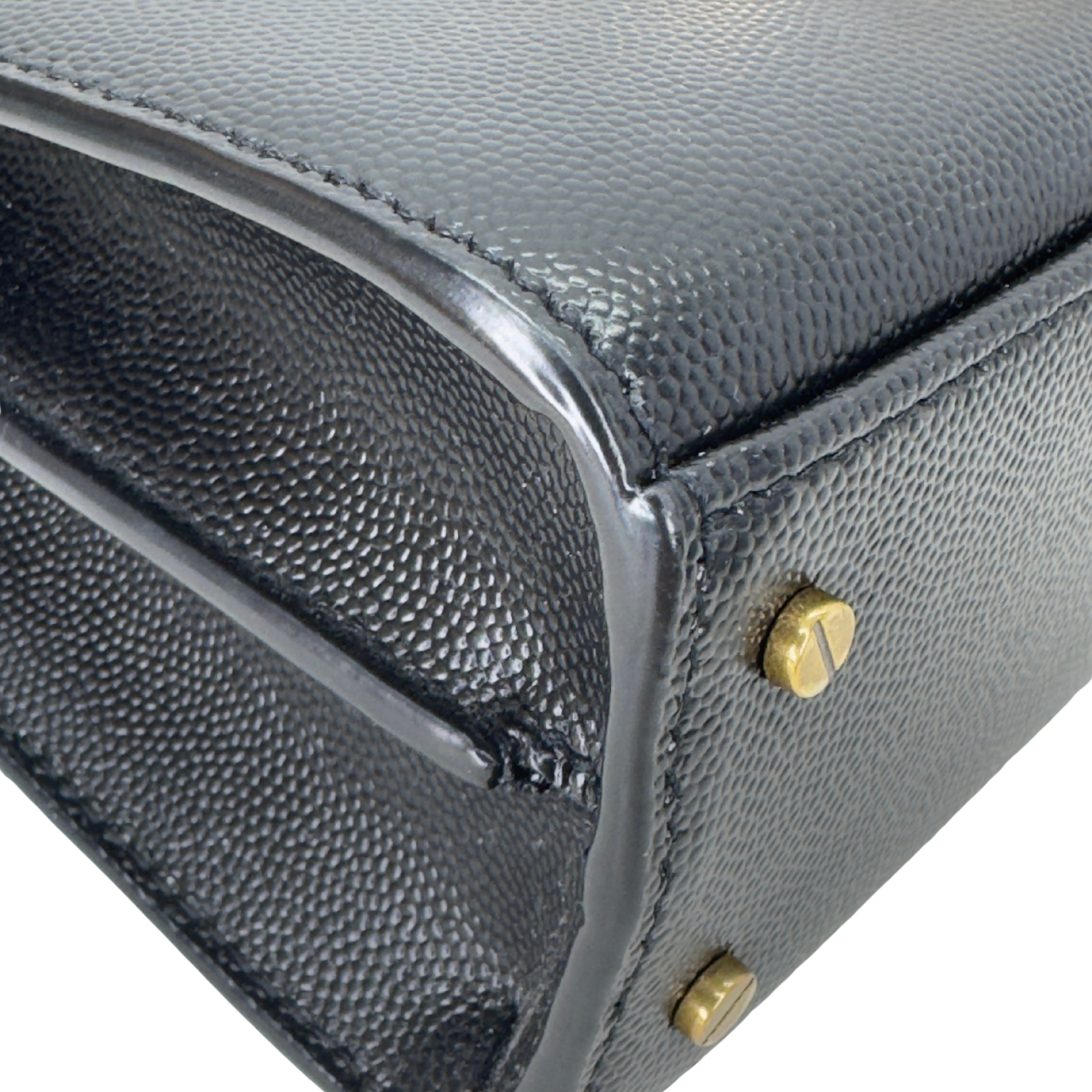 Saint Laurent Cassandra Top Handle Mini Bag Black