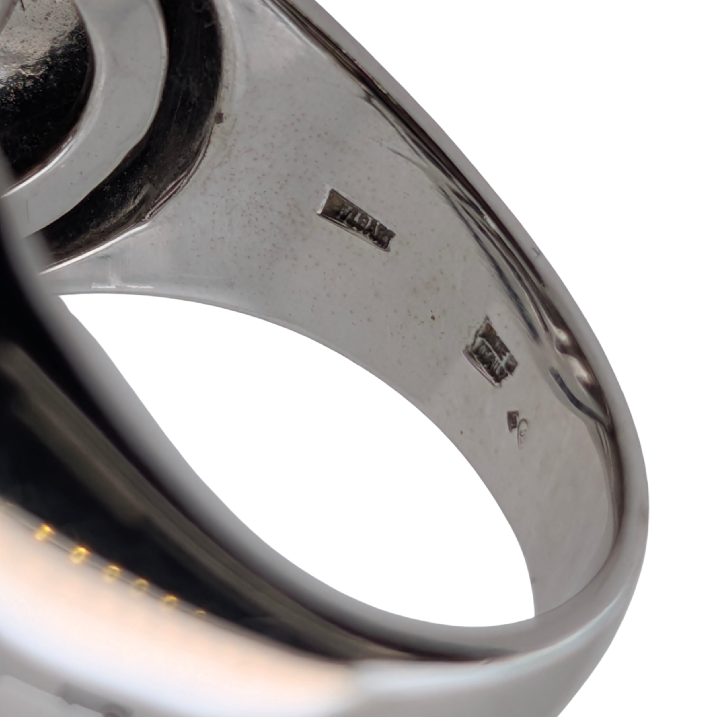 Bvlgari Pyramid Diamond Pavé Ring In 18K White Gold