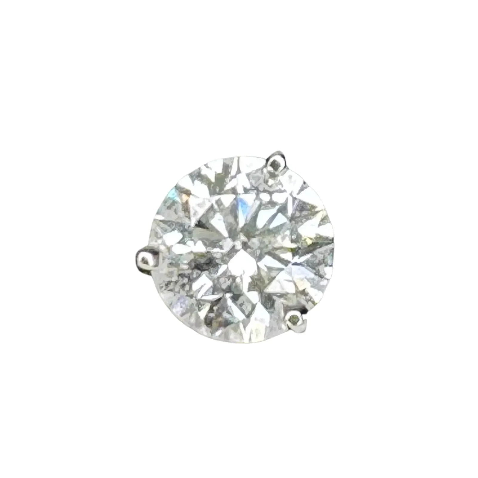 Tiffany & Co. 2.07ct Diamond Stud Earrings in Platinum - Lost Designer