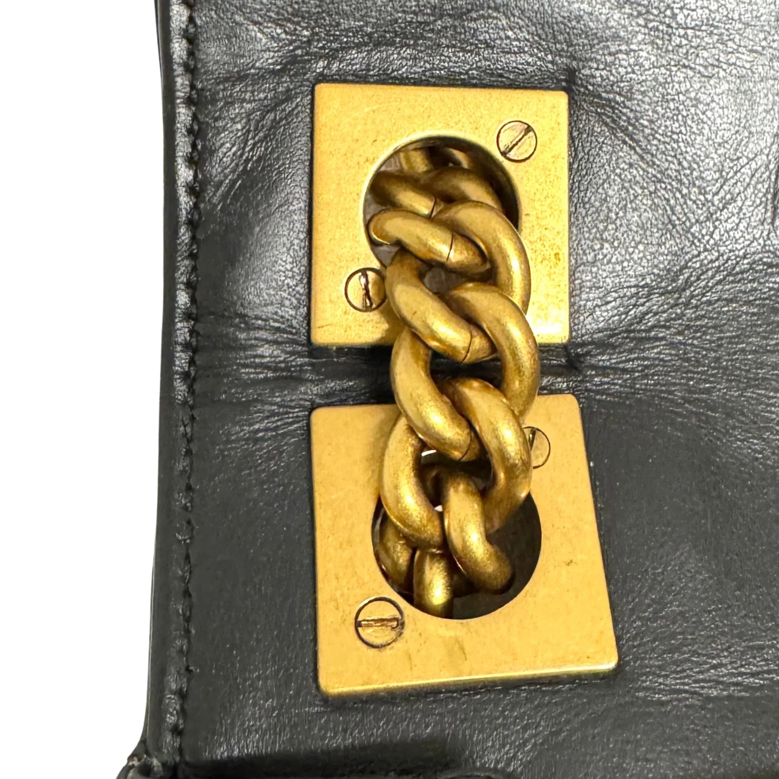 Gucci Osiride Future Embellished Leather Bag Black - Lost Designer