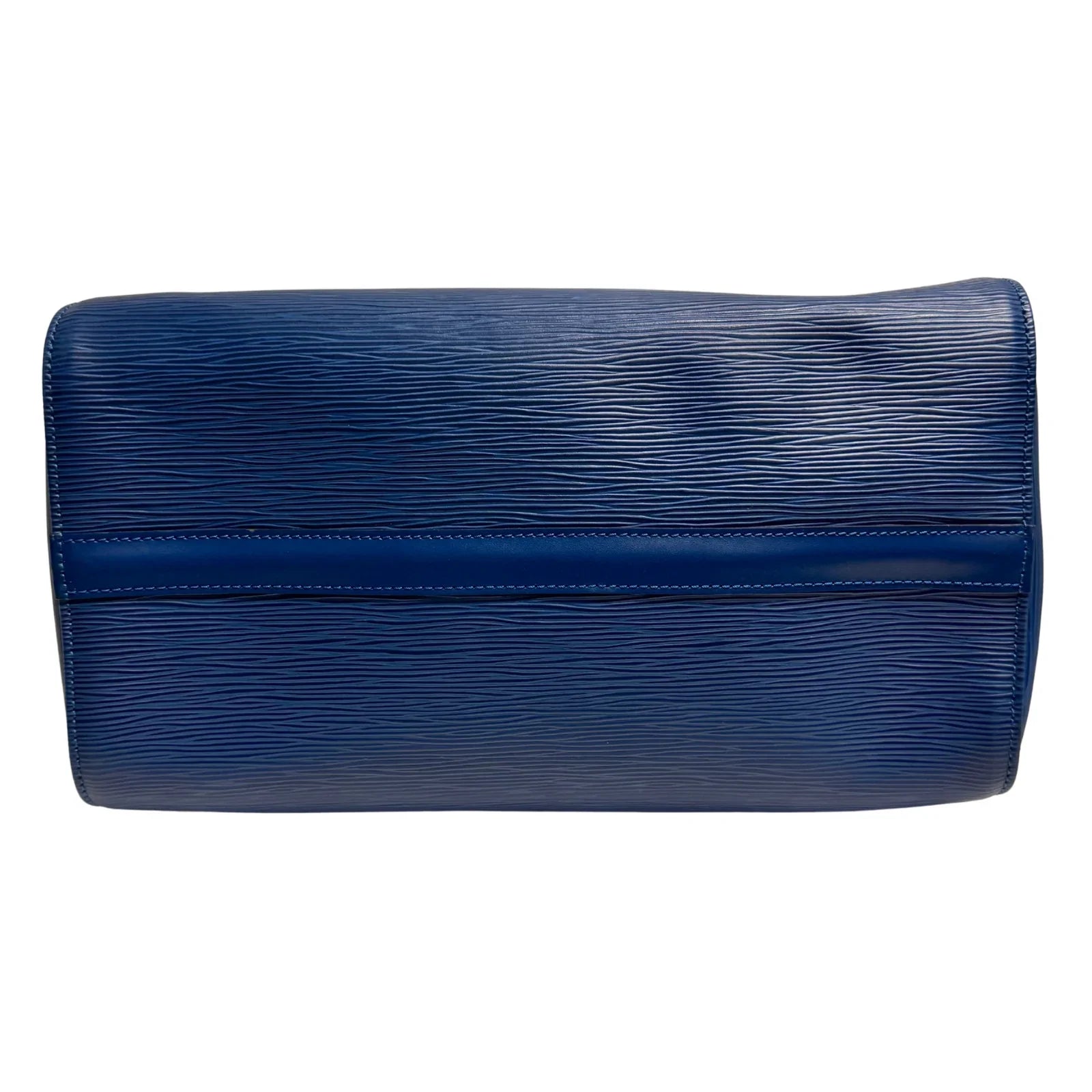 Louis Vuitton Epi Speedy 30 Blue Bag - Lost Designer