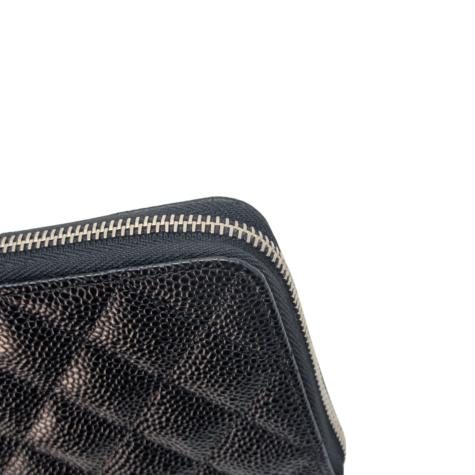 Chanel Cavier Leather Long Wallet Black