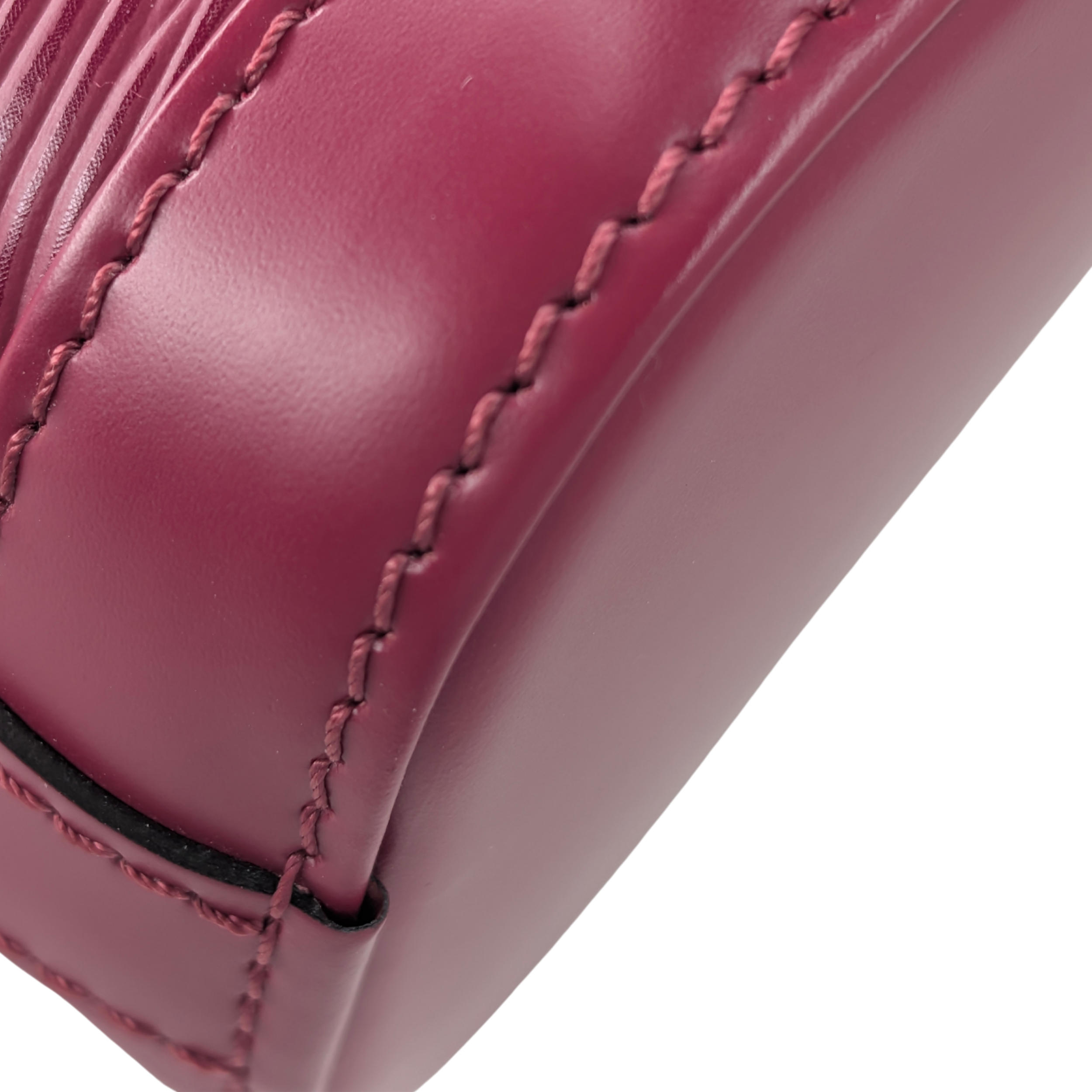 Louis Vuitton Alma Nano Epi Raspberry Red Bag