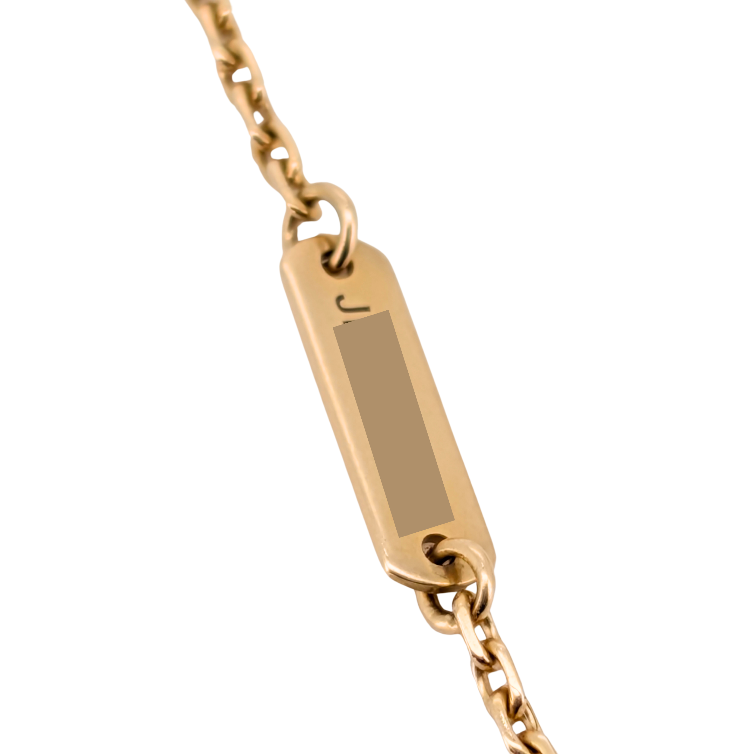 Van Cleef & Arpels Vintage Alhambra Mother Of pearl Necklace 18k Gold