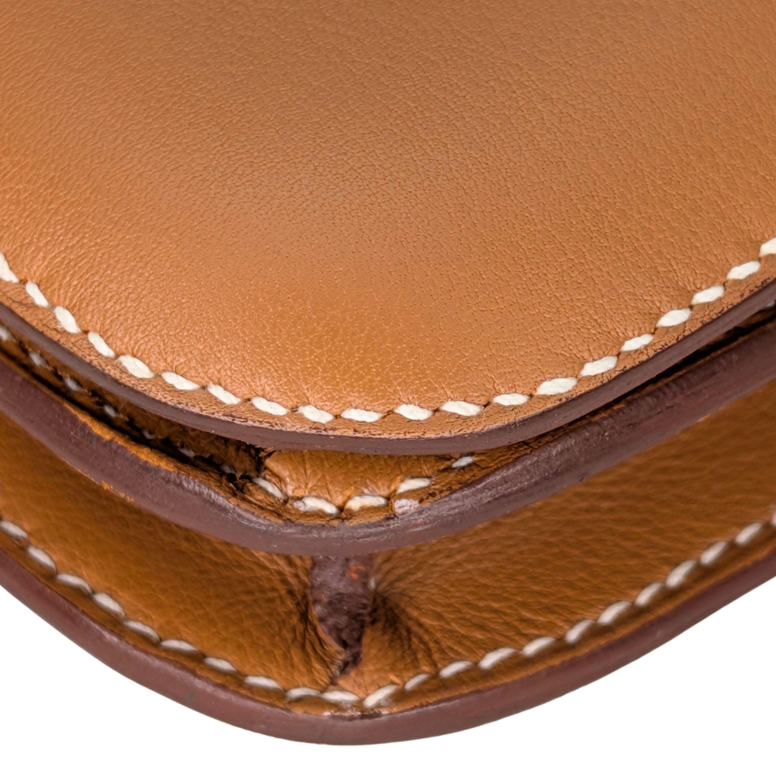 Hermes Mini Constance Swift Gold GHW Stamp C