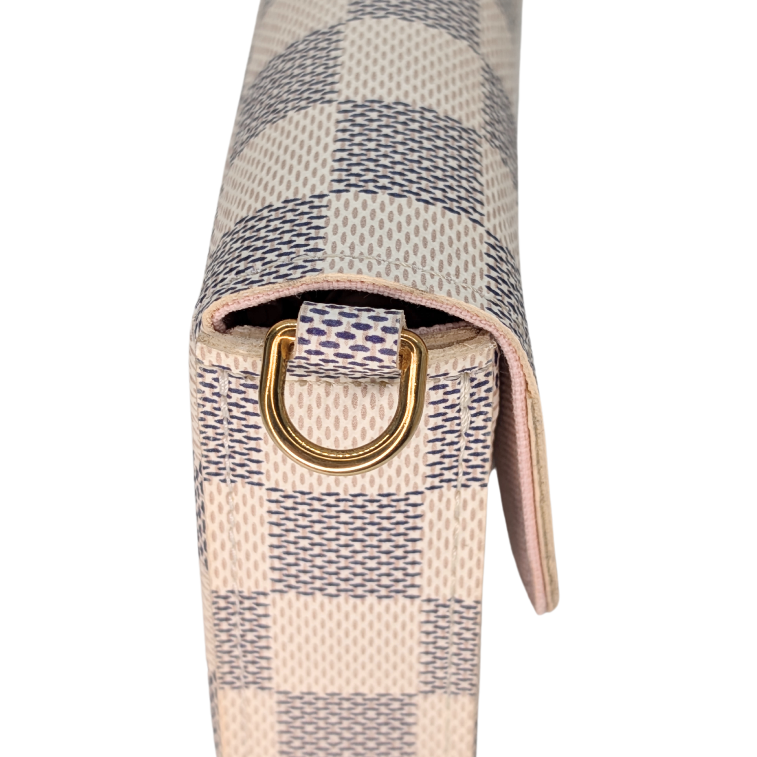 Louis Vuitton Félicie Damier Azur Wallet on Chain