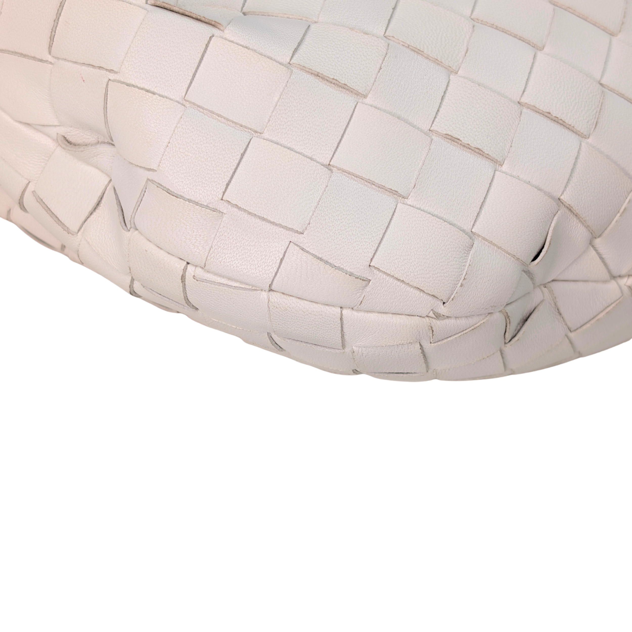 Bottega Veneta Mini Jodie Handbag White