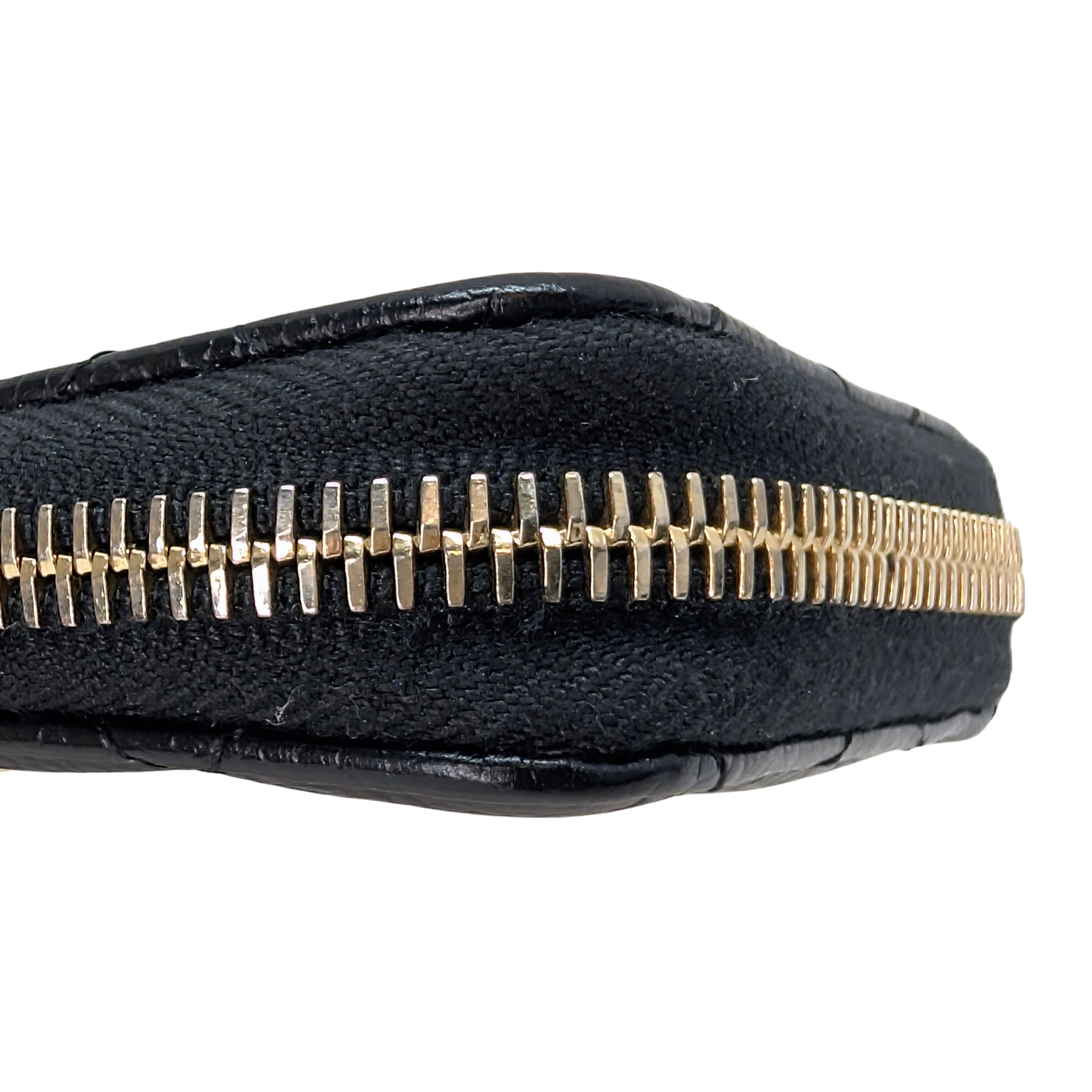 Chanel Classic Zipped Coin Purse Wallet Caviar Black